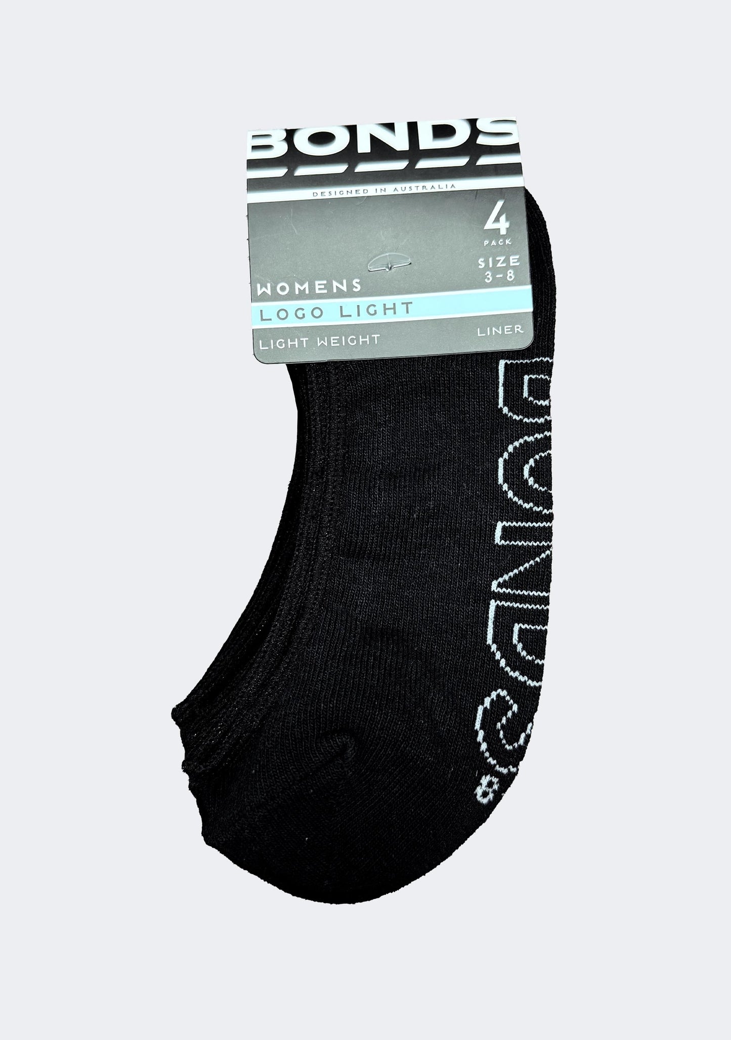 Bonds Women's Logo Light 4pk Socks