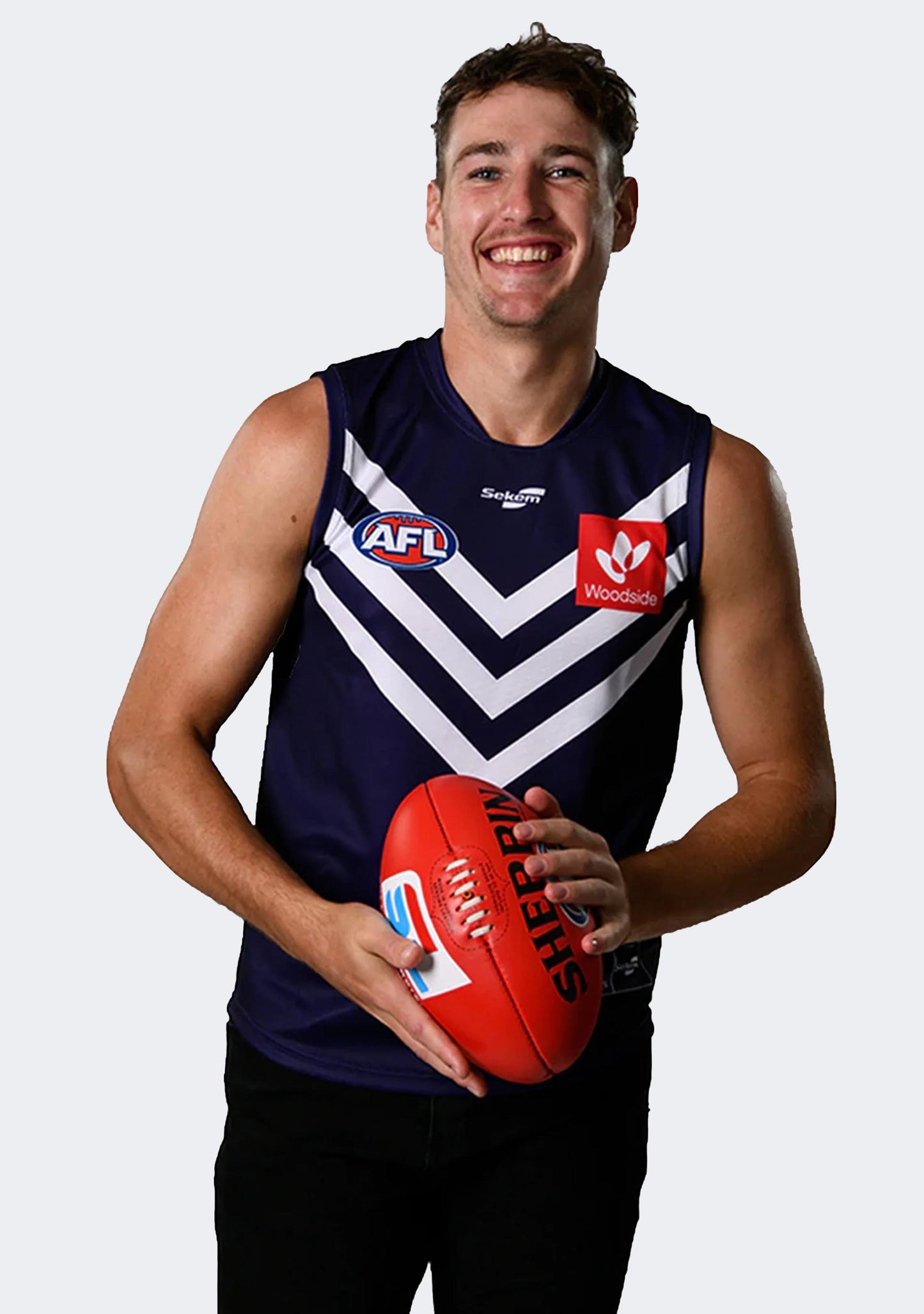 Burley Sekem Adults Fremantle Dockers Home Replica Jumper