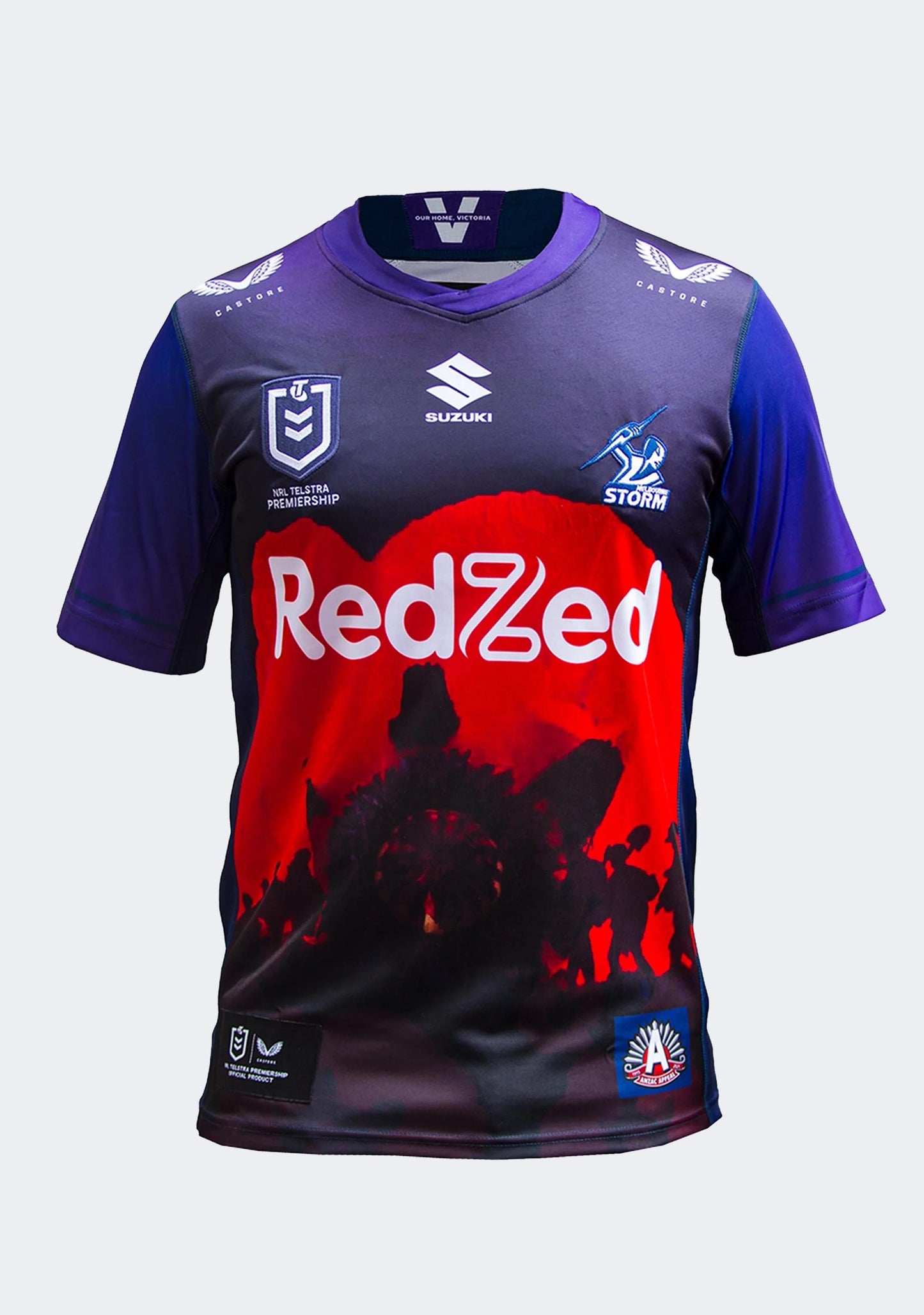 Castore Men’s Melbourne Storm Anzac Replica Jersey