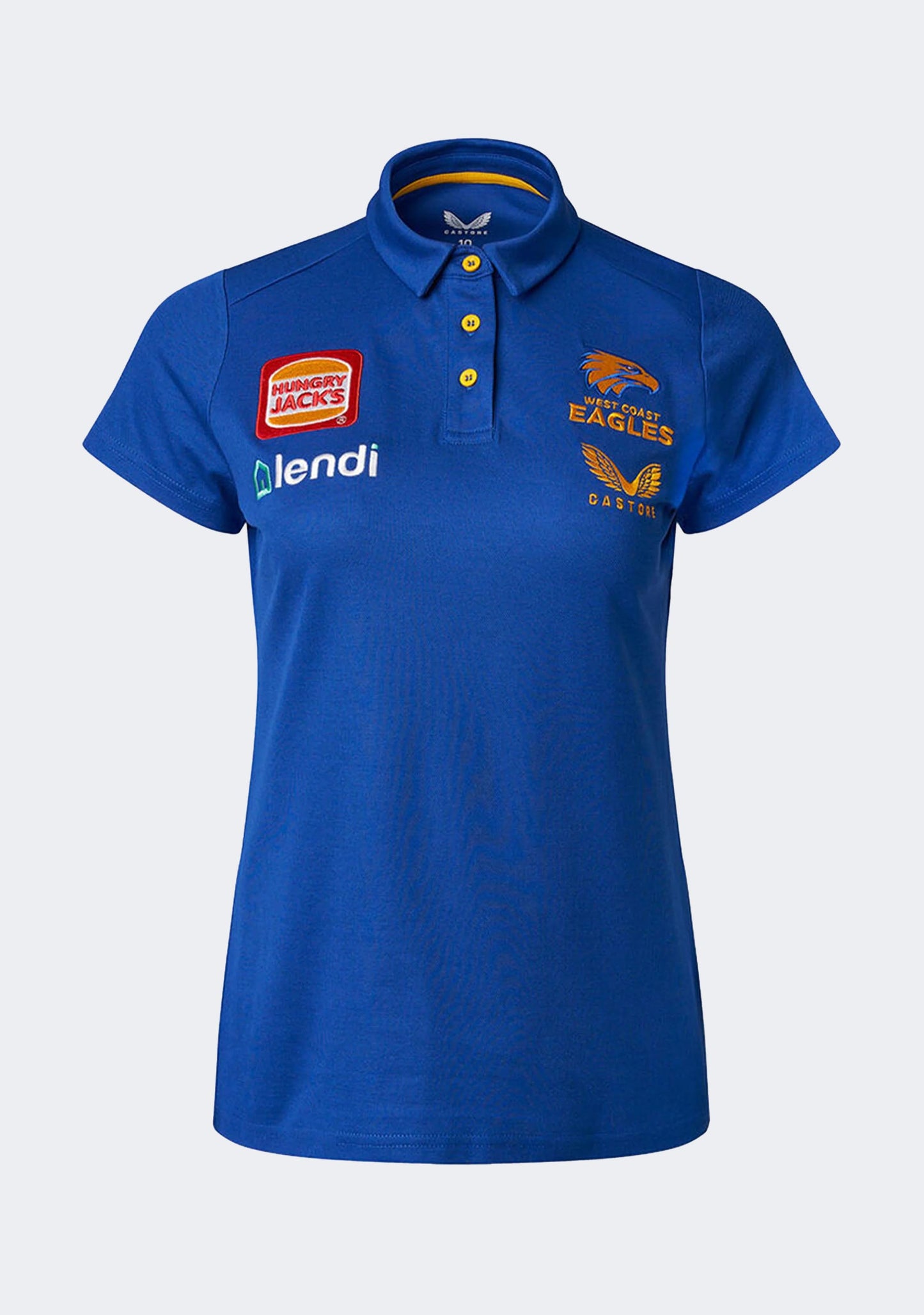 Castore Women's West Coast Eagles Media Polo 2022