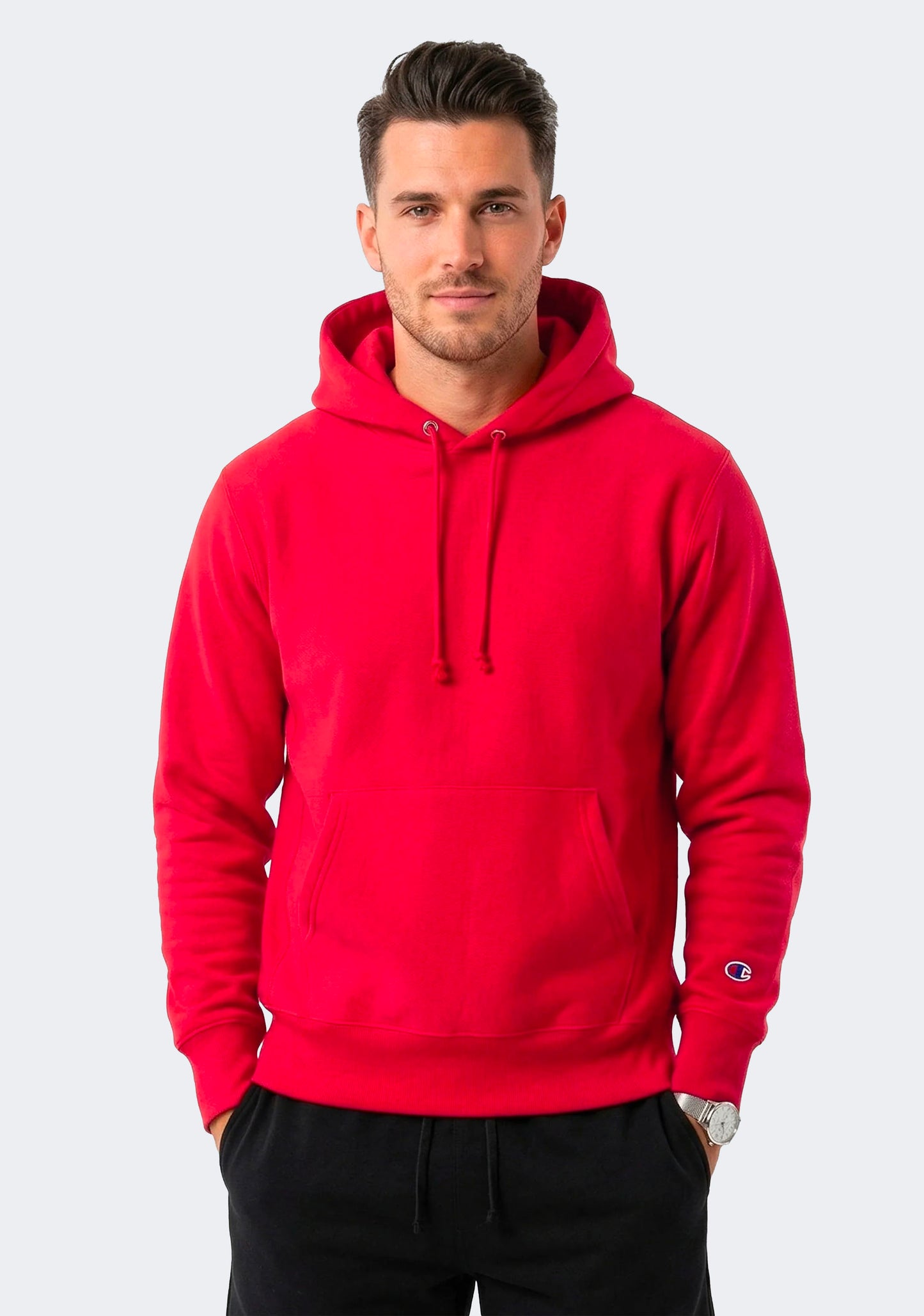Champion Men's Reverse Weave Blank Hoodie