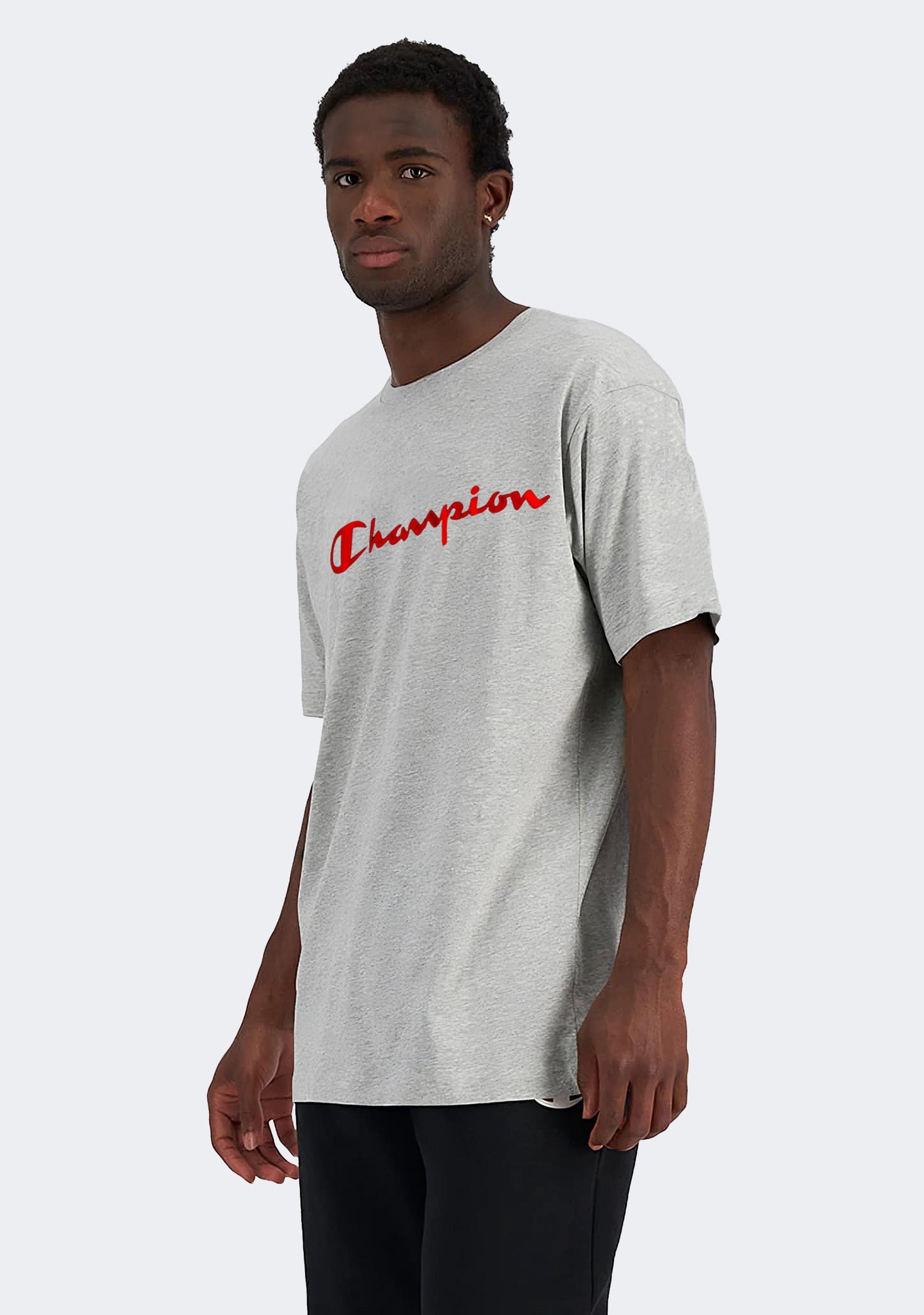 Champion Men's Foil Logo Tee Grey