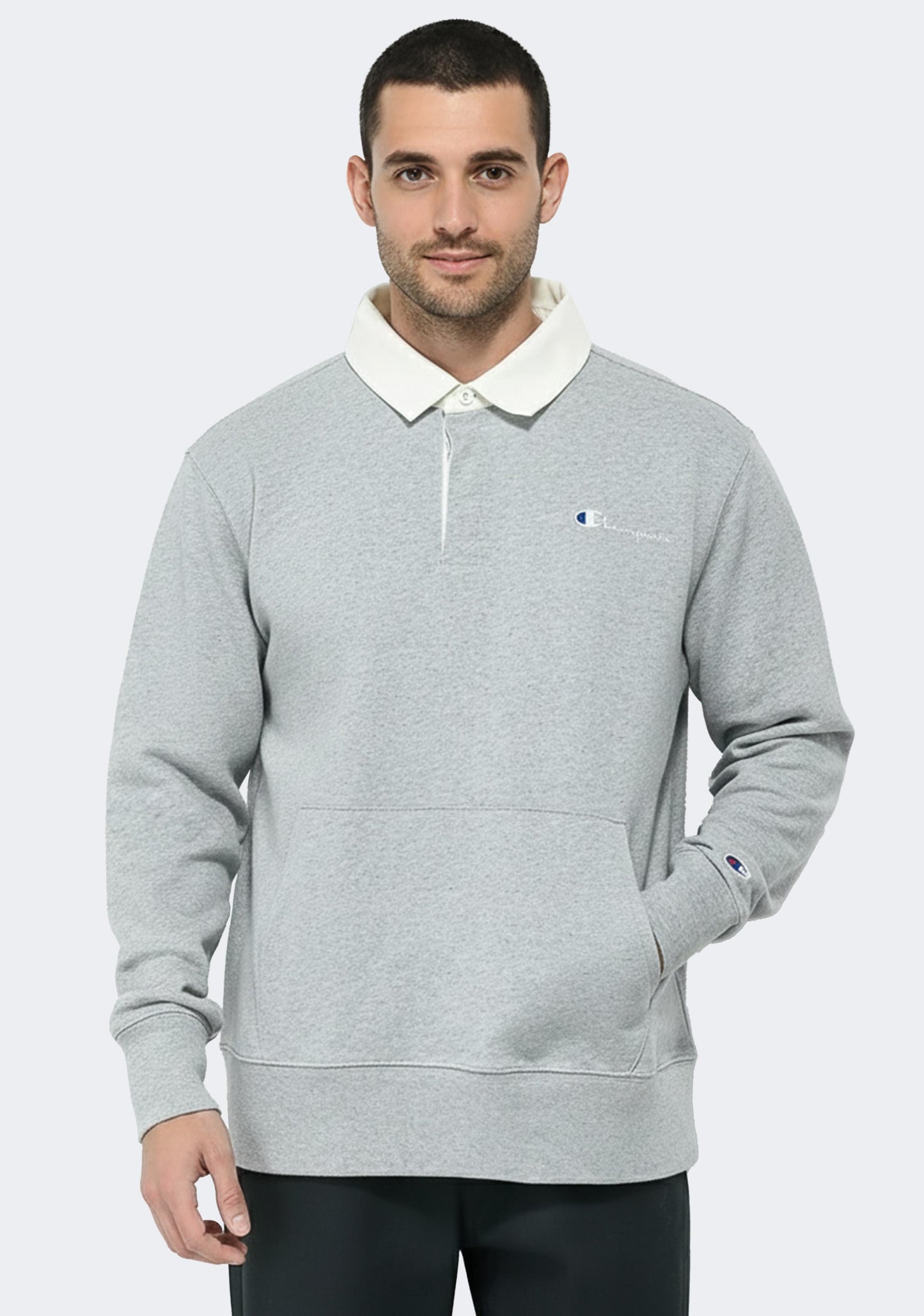 Champion Men's Heritage Long Sleeve Rugby Shirt