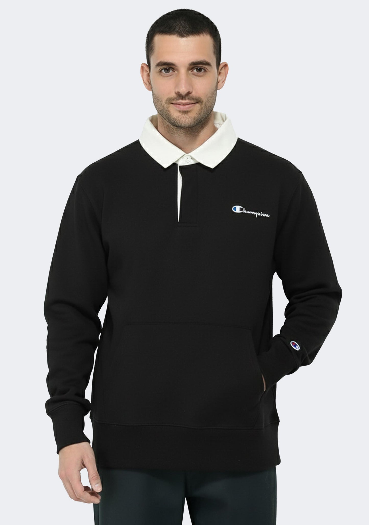 Champion Men's Heritage Long Sleeve Rugby Shirt