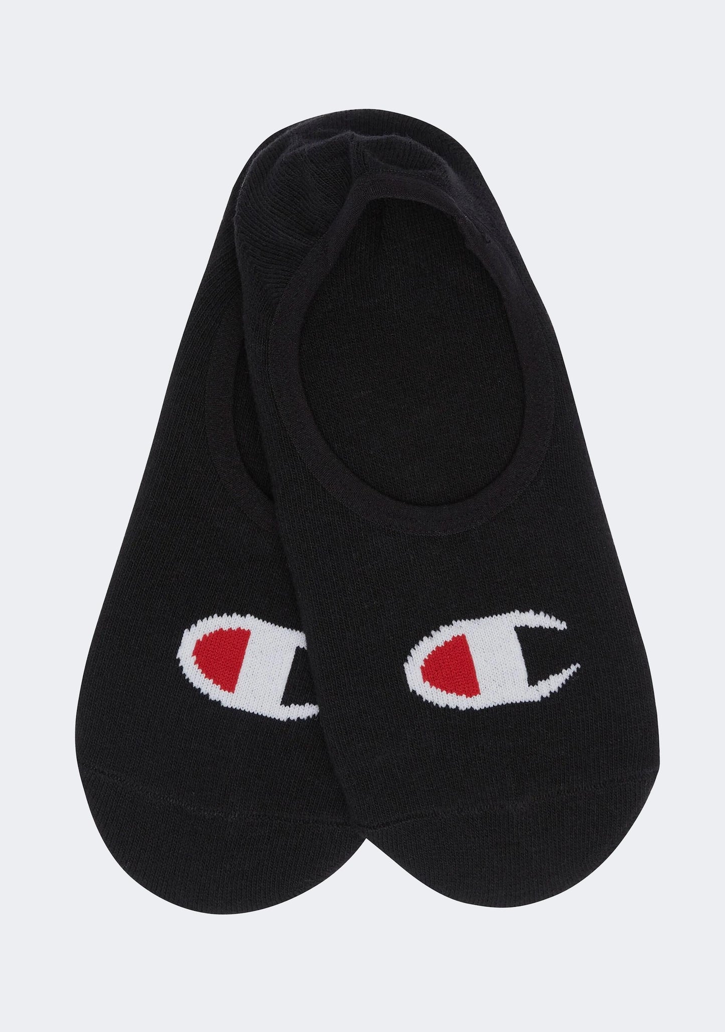Champion C Logo Sneaker Socks 2 Pack Black