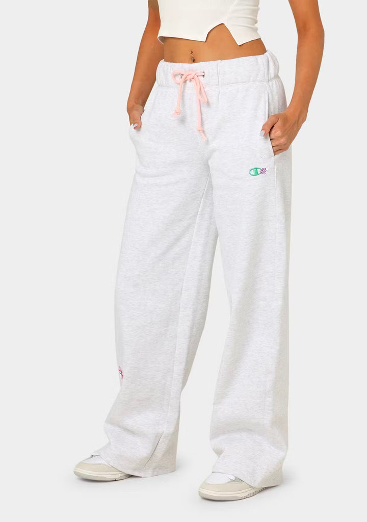 Champion Women's Reverse Weave Daisies Puddle Track Pants