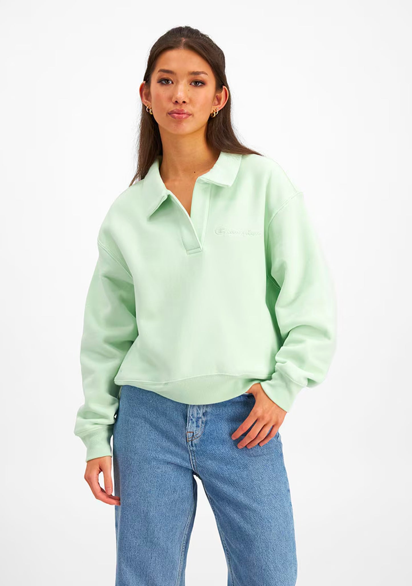 Champion Women's Reverse Weave Collared Crew