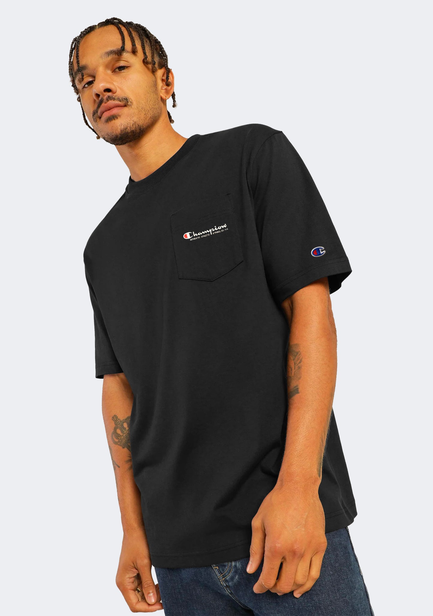 Champion Men's Recycled Jersey Script Tee