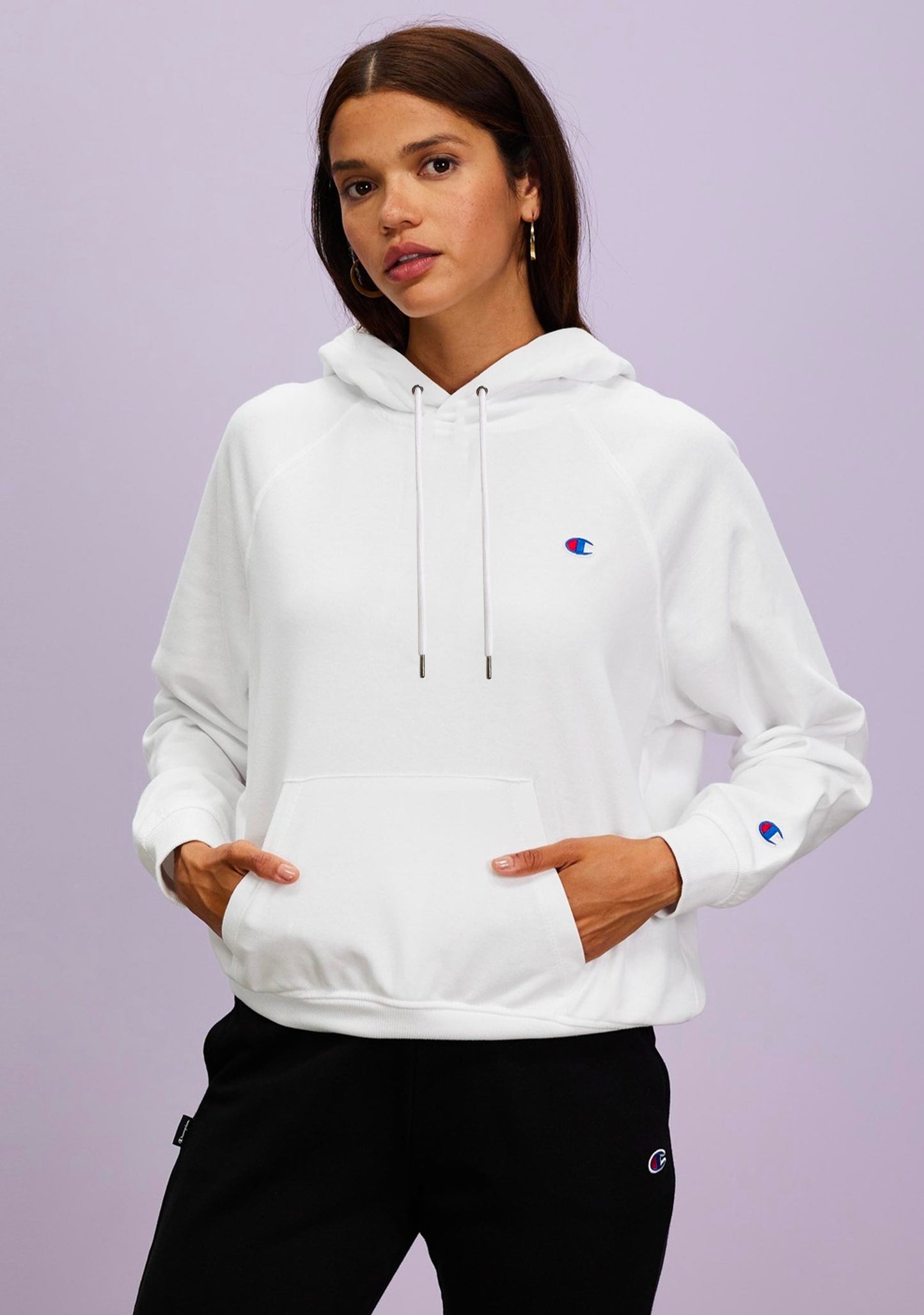 Champion Women's French Terry C Logo Hoodie