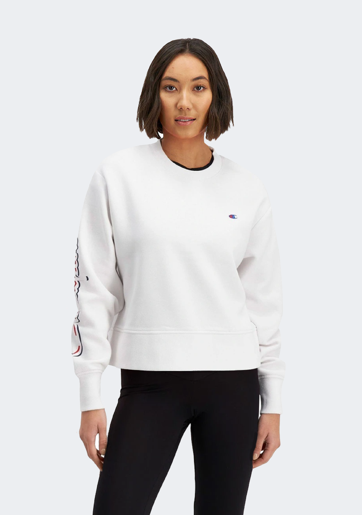 Champion Womens SPS Graphic Crop Pullover