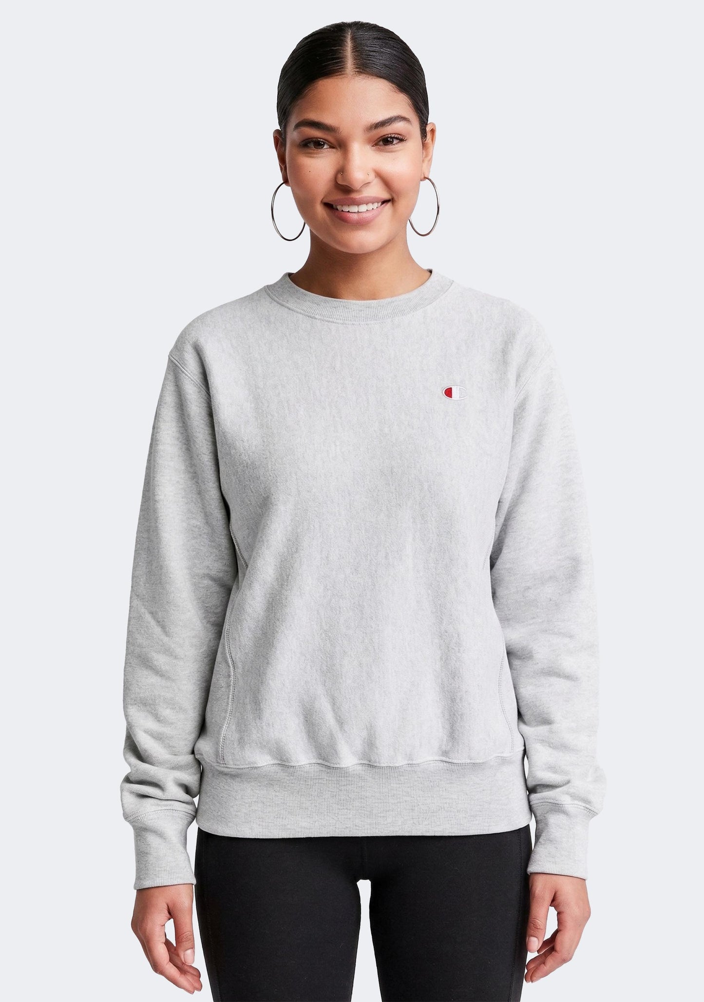 Champion Women’s Reverse Weave Small C Logo Crew