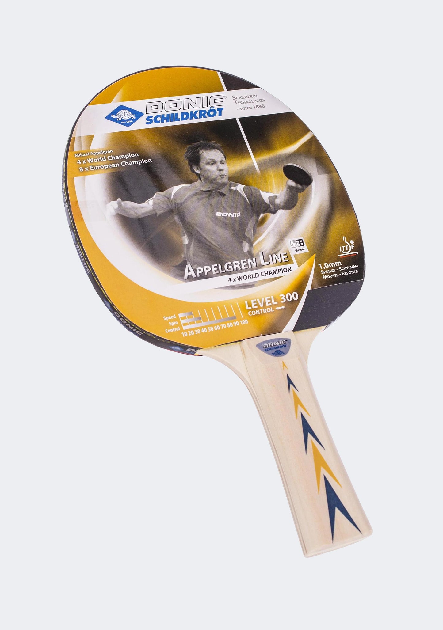 Donic Schildkrot Appelgren Line Level 300 Table Tennis Bat