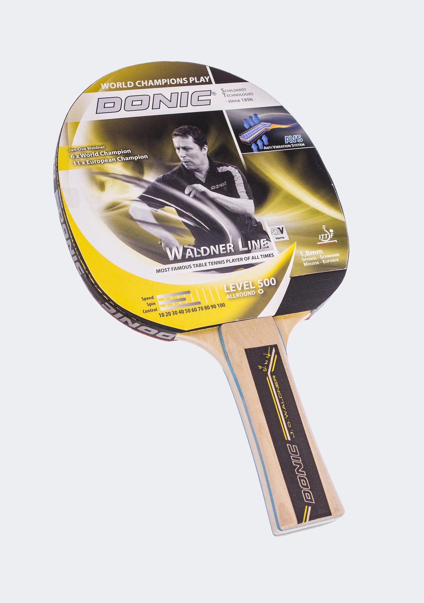 Donic Schildkrot Waldner Line Level 500 Table Tennis Bat