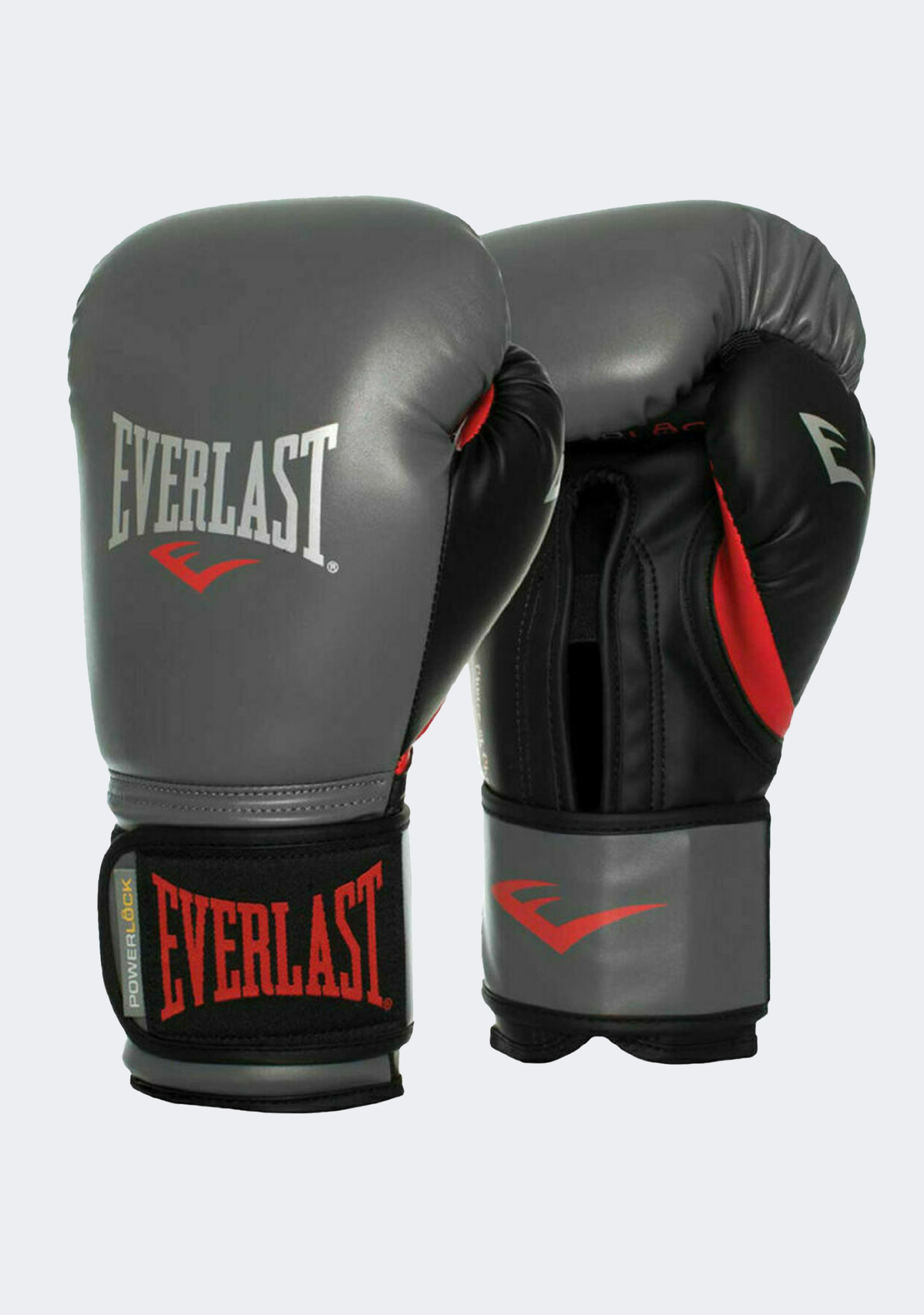 Everlast Powerlock Training Glove Grey/Black/Red