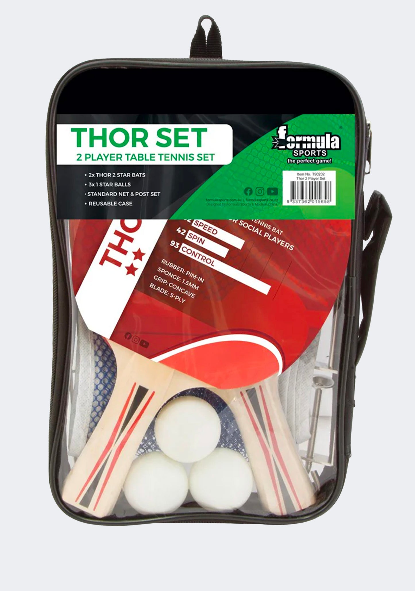 Formula Sports Thor 2 Player Table Tennis Set