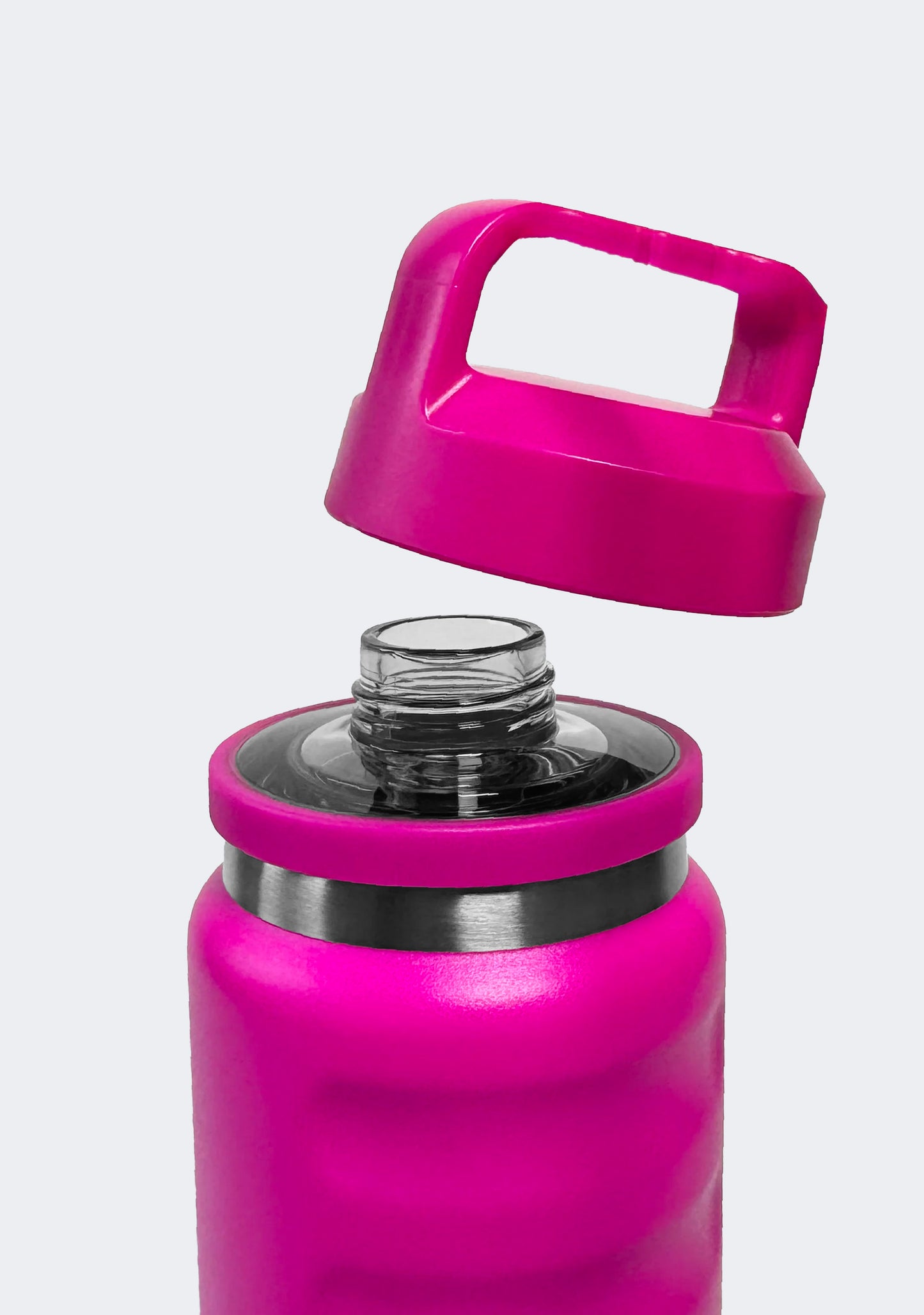 Fridgy 780mL Grip Range Dual Lid Water Bottle Neon Pink