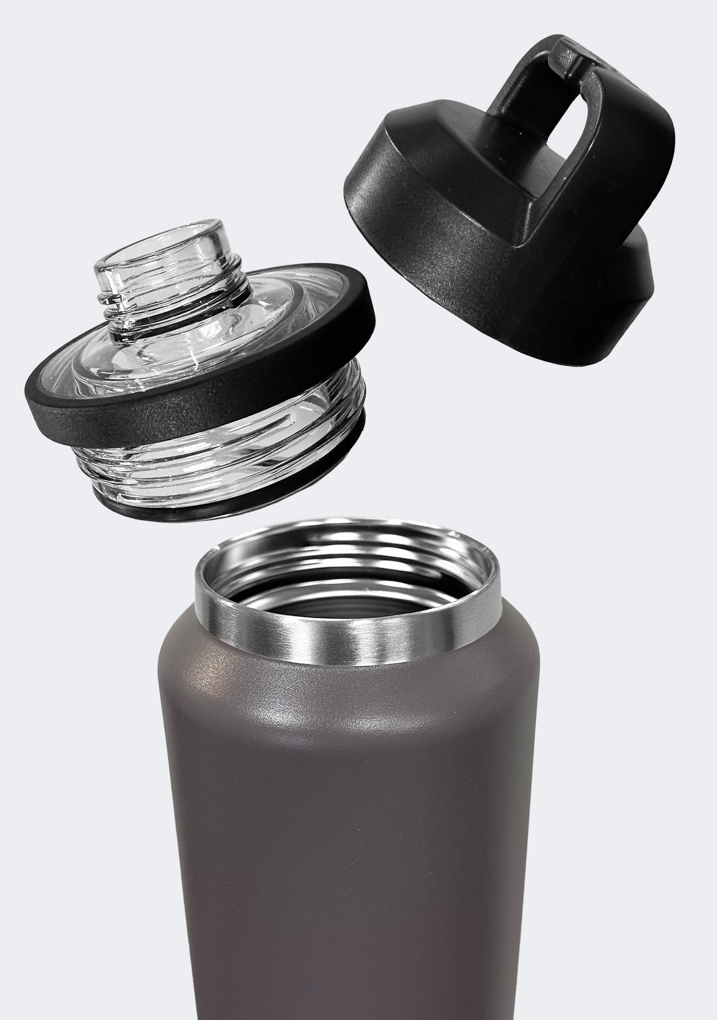 Fridgy 1080mL Grip Range Water Bottle Grey