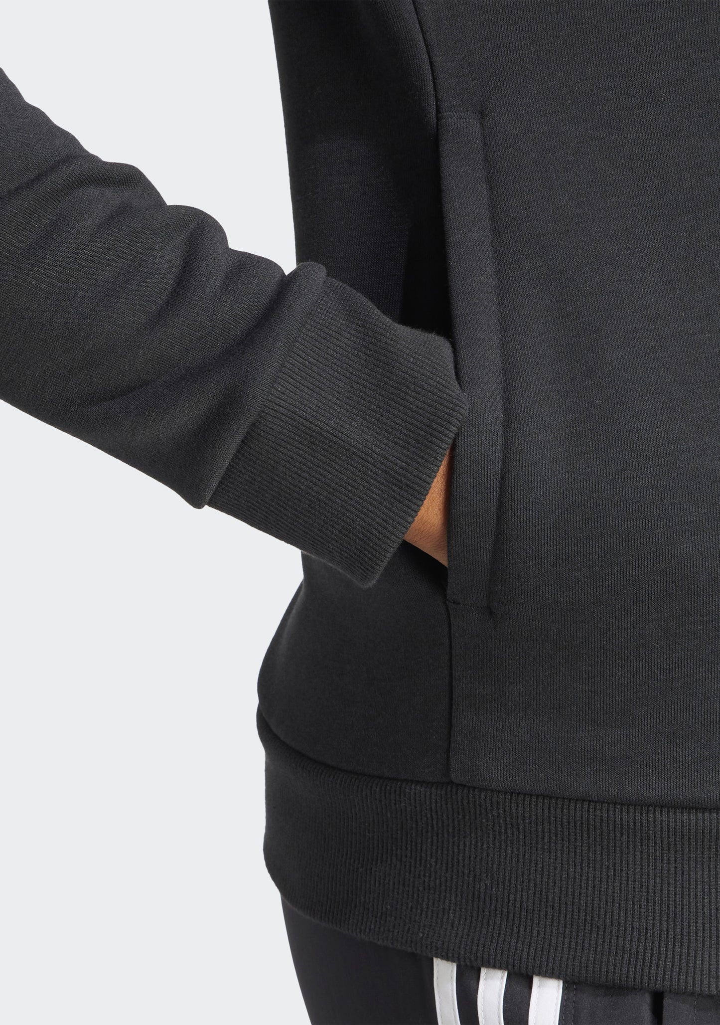 Adidas Women's Essentials Relaxed Logo Hoodie Black