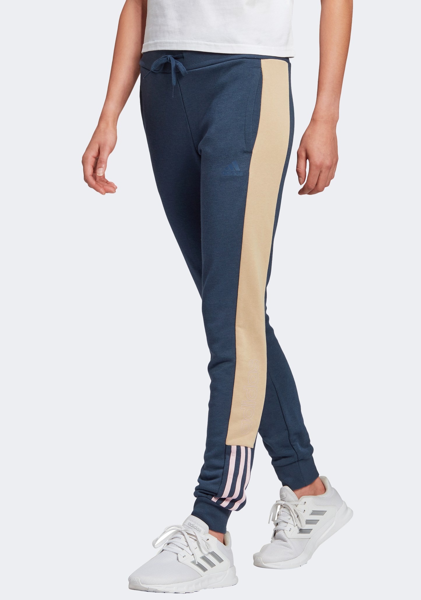 Adidas Womens Essentials Logo Colourblock Pants