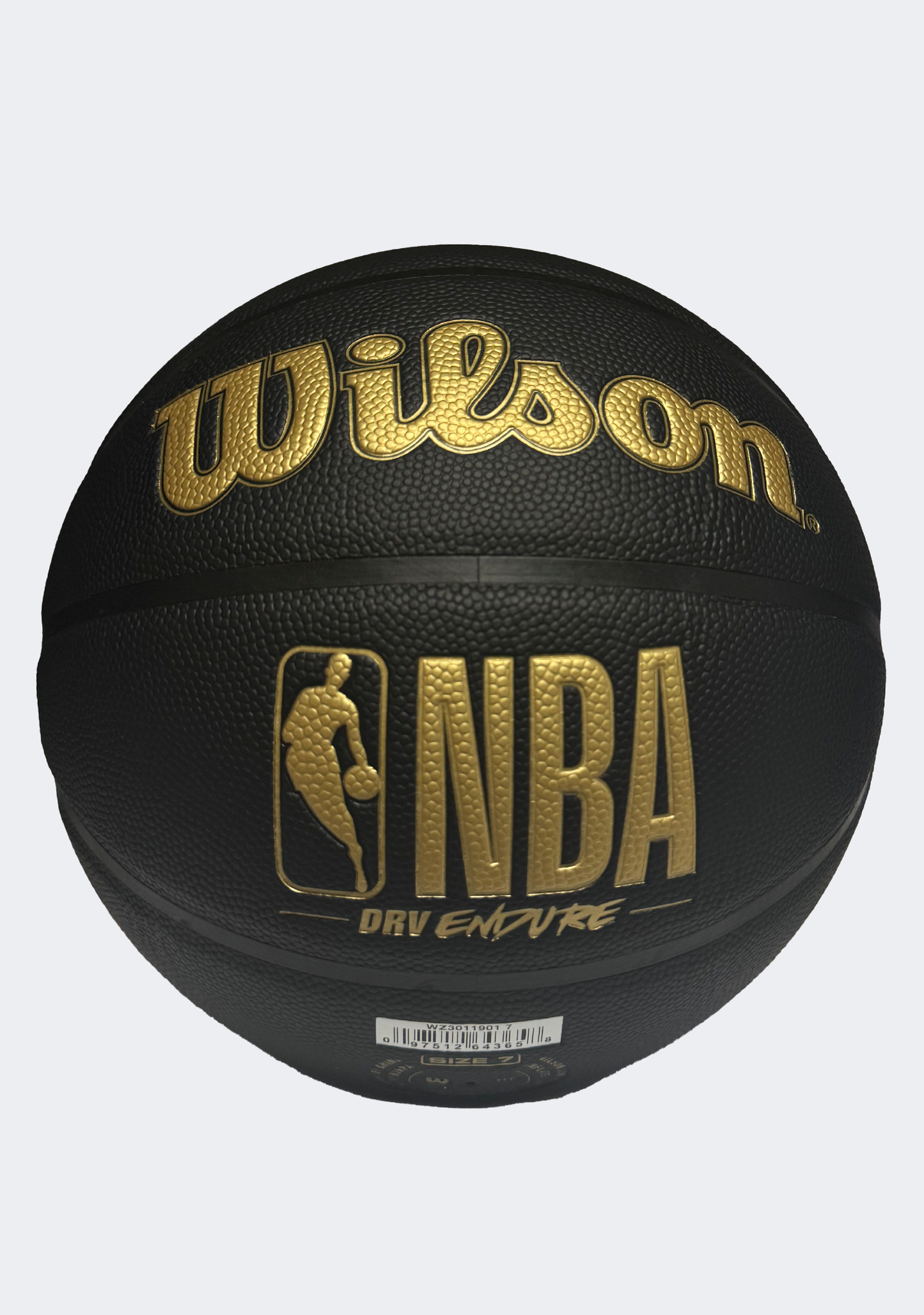 Wilson NBA DRV Endure Logo Basketball Black/Gold