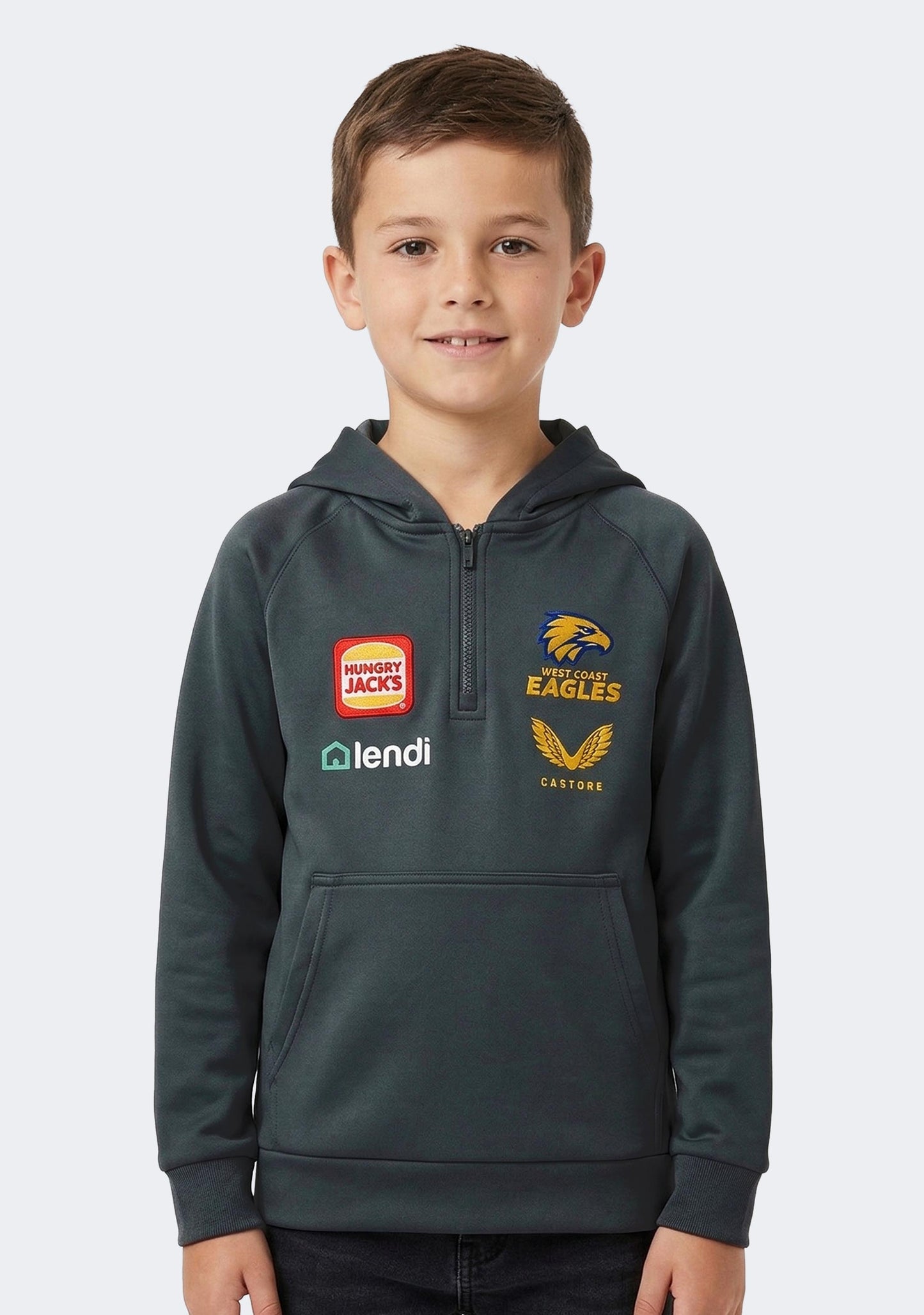 Castore Kids' West Coast Eagles Travel Hoodie