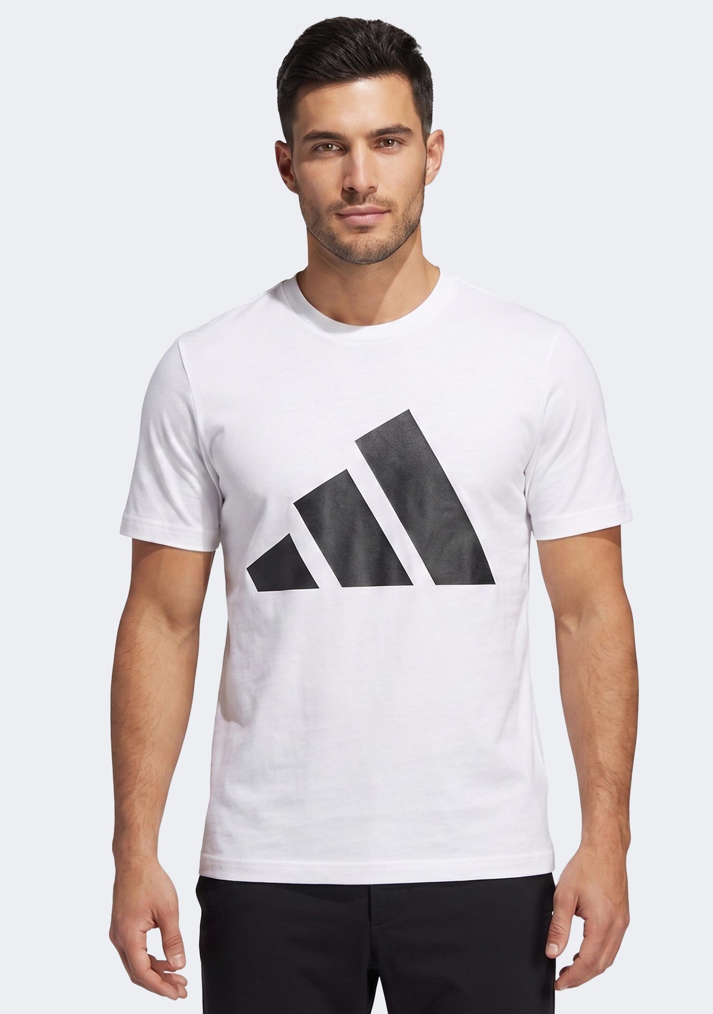 Adidas Men's Essentials Big Logo Tee White/Black