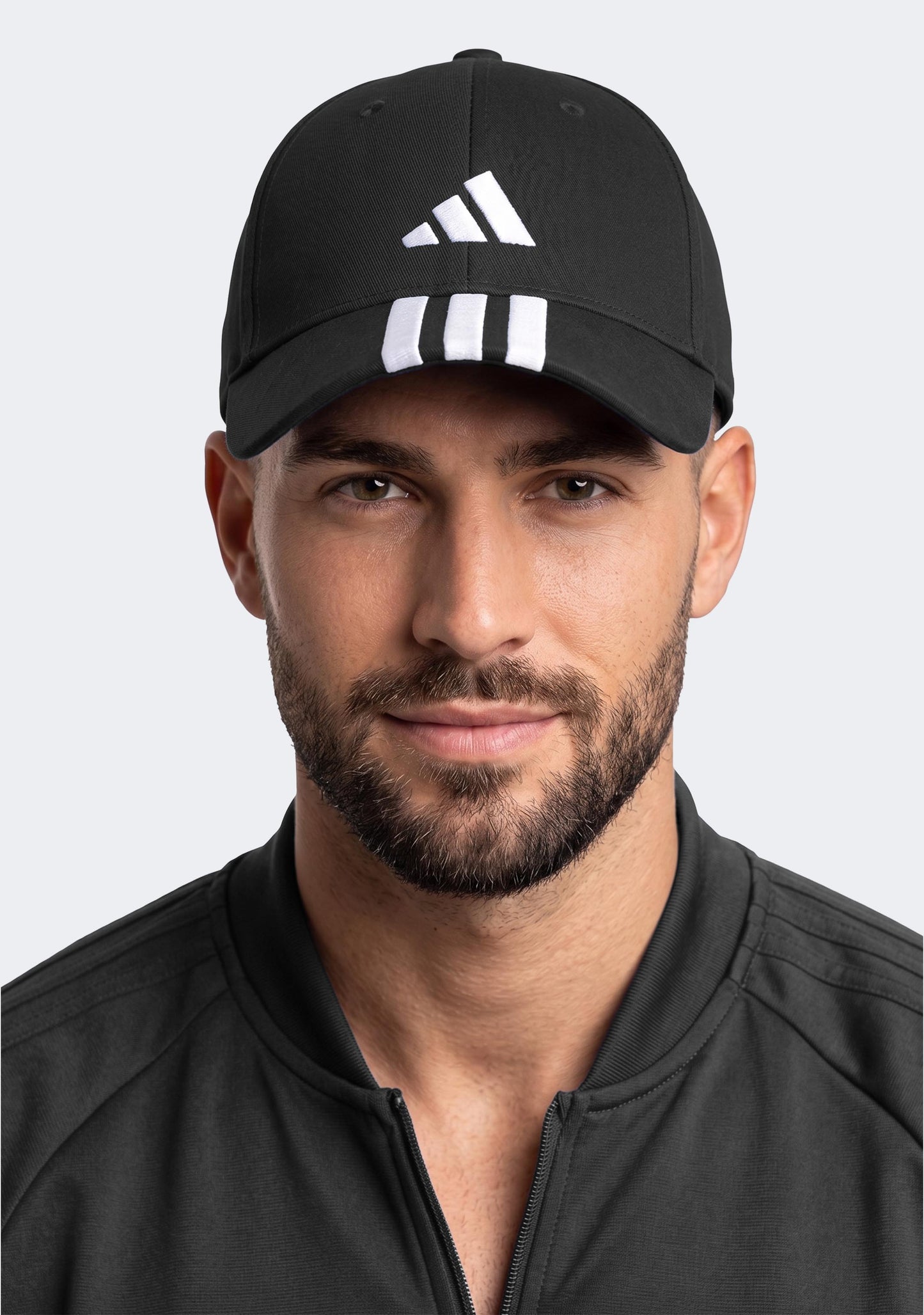 Adidas New Logo 3 Stripe Baseball Cap