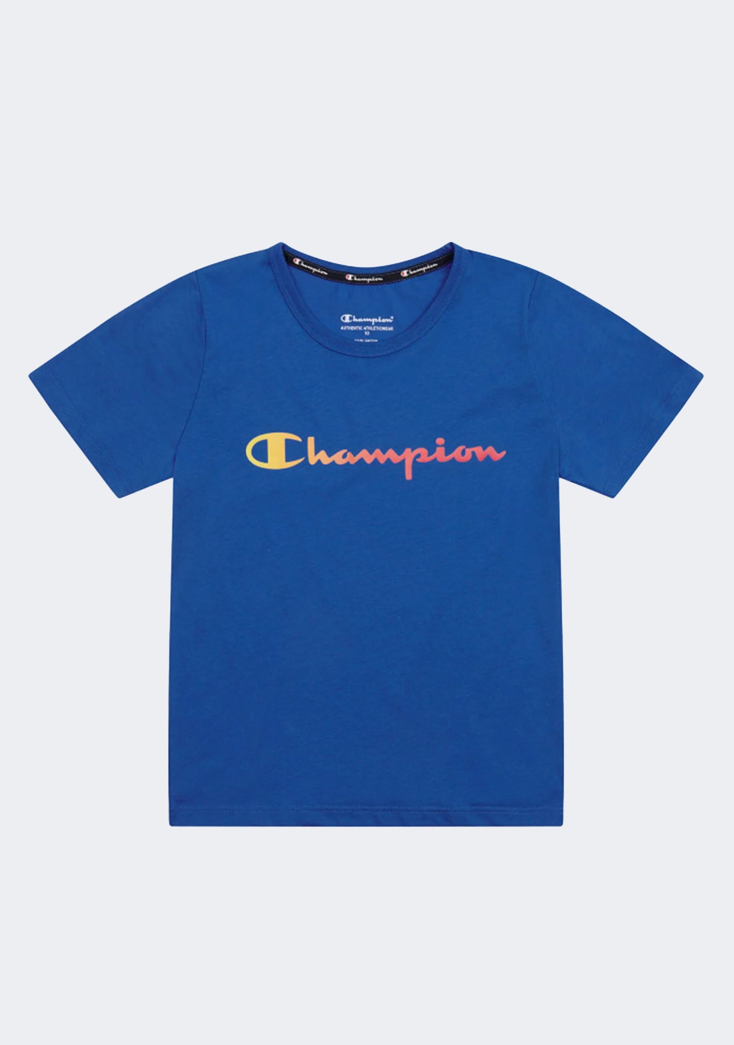 Champion Junior Ombre Script Tee Blue