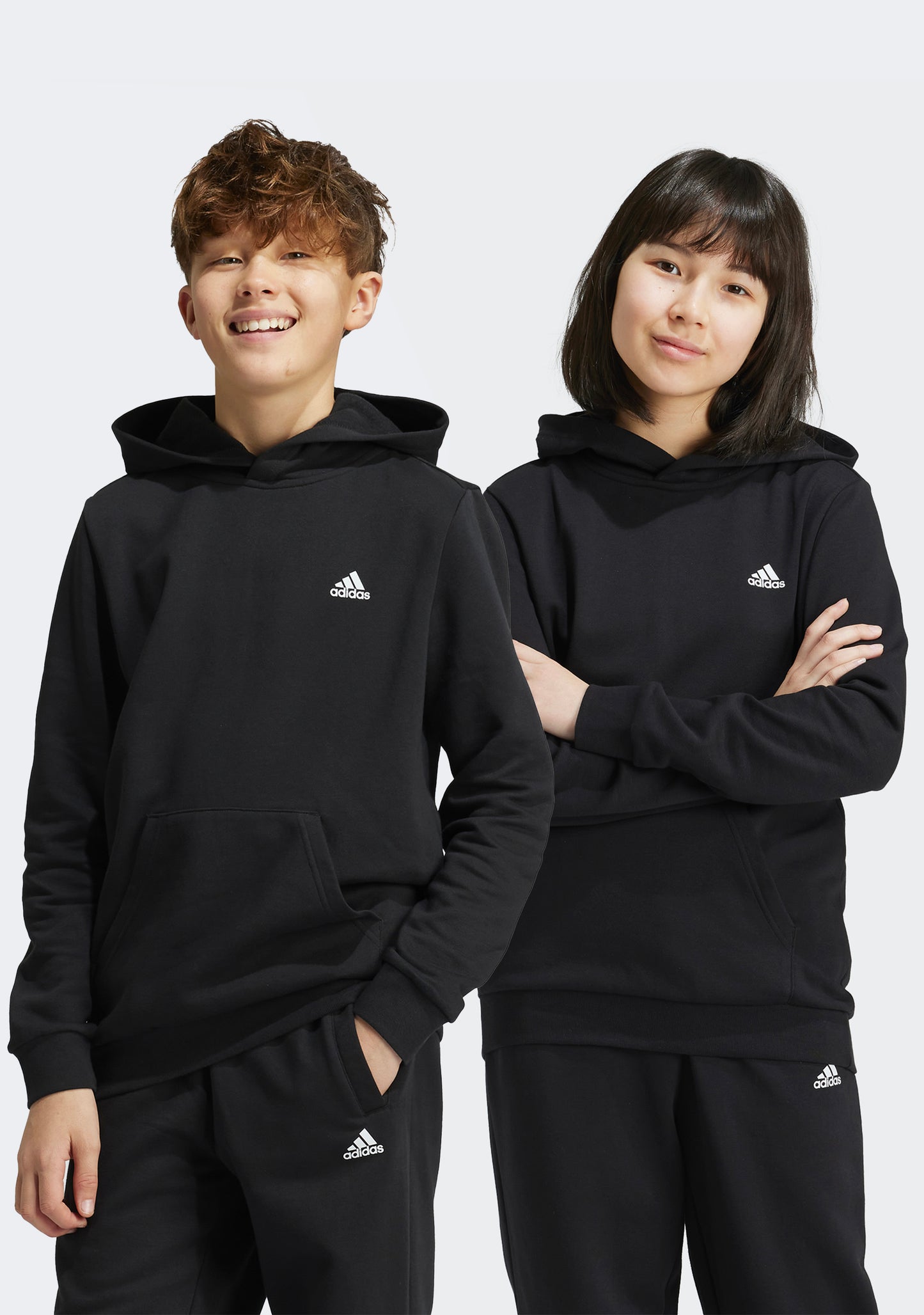 Adidas Kids' Essentials Small Logo Feel Cozy Fleece Hoodie