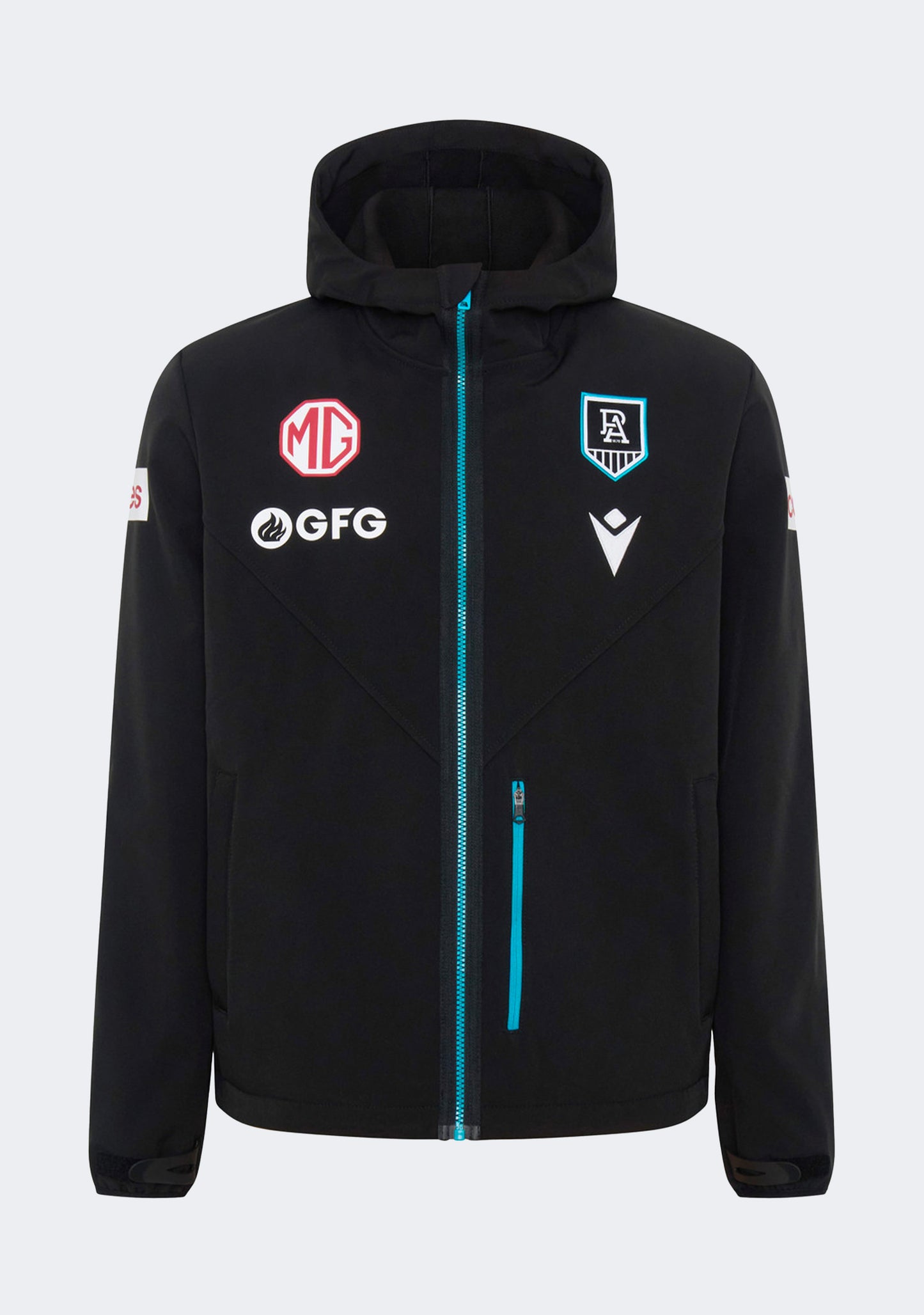 Macron Men's Port Adelaide 2025 Travel Softshell Jacket