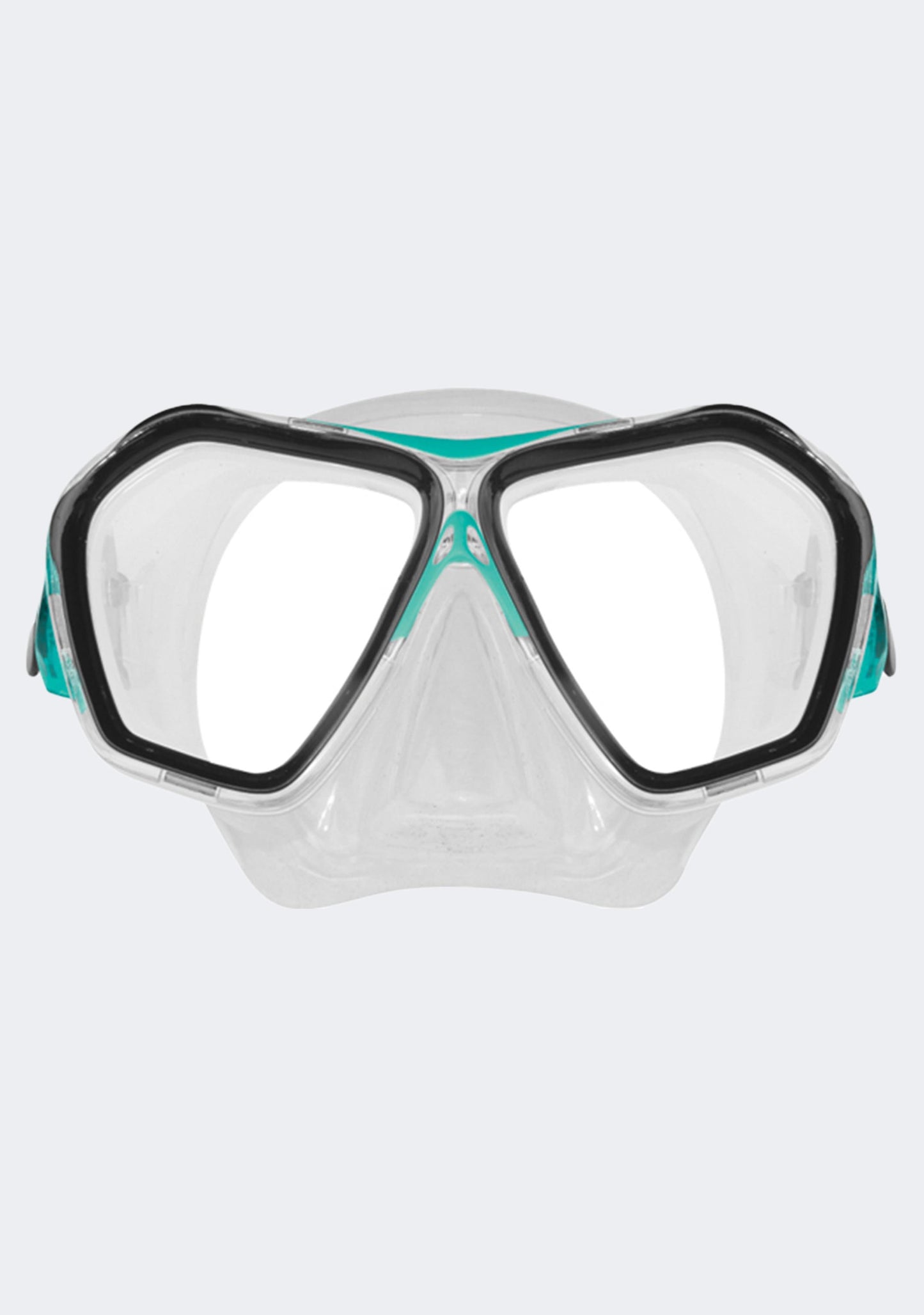 Mirage Adults Silicone Fiji Mask and Snorkel Set Green