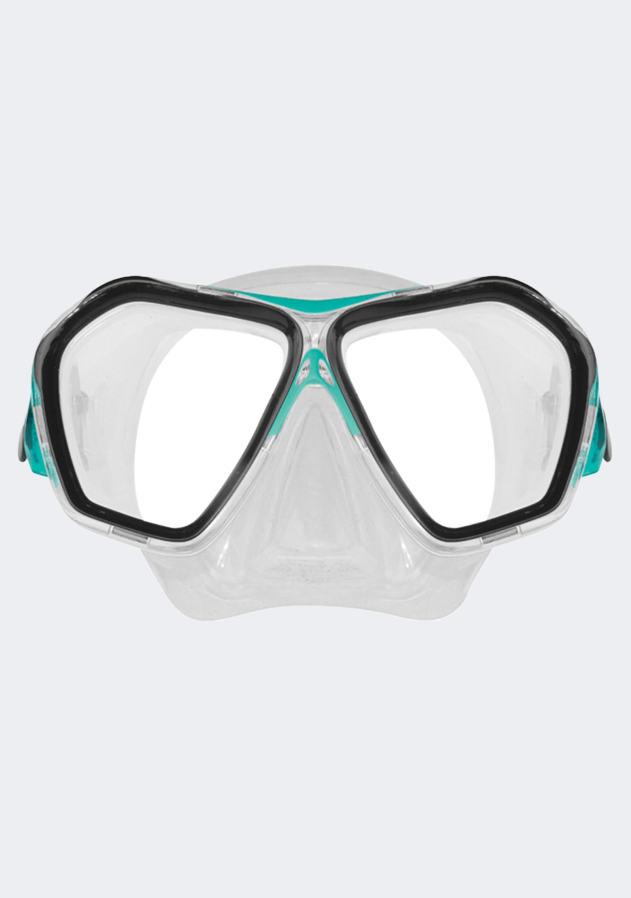 Mirage Adults Silicone Fiji Mask and Snorkel Set Green