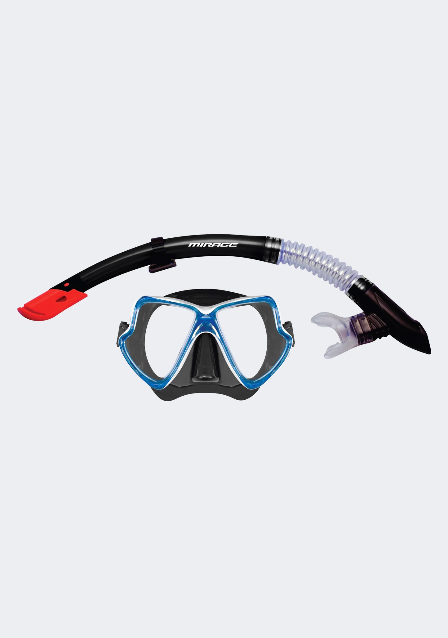 Mirage Adults Pacific Mask & Snorkel Set Black