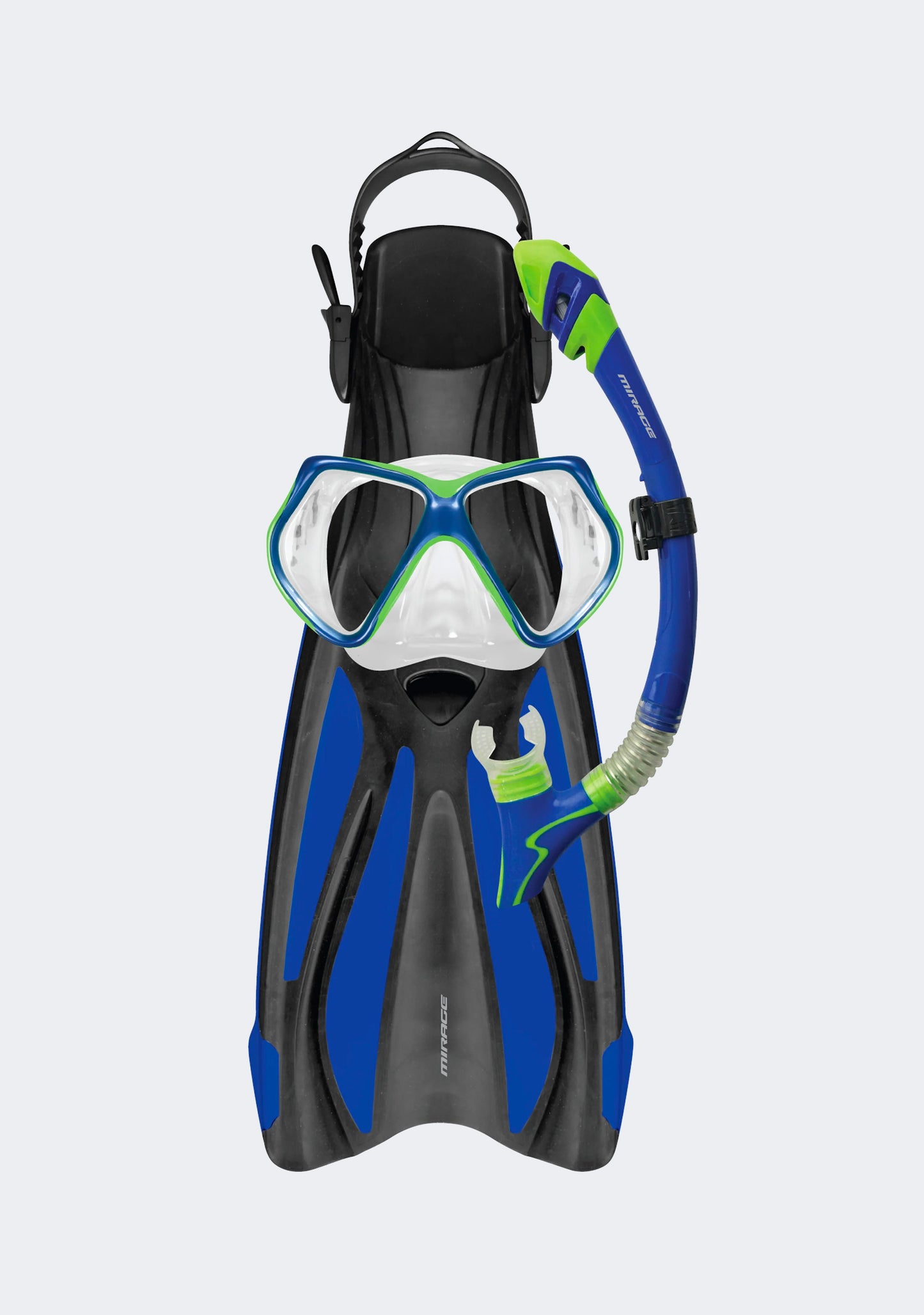 Mirage Adults Trinidad Dry Mask Snorkel and Fin Set