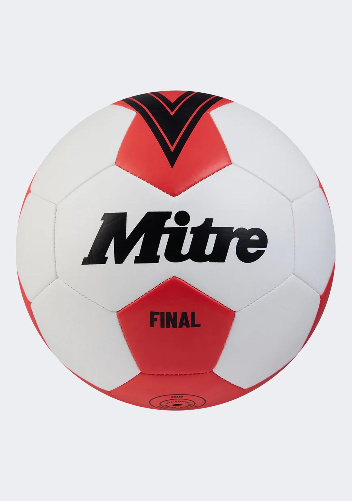 Mitre Final Soccer Ball White/Red