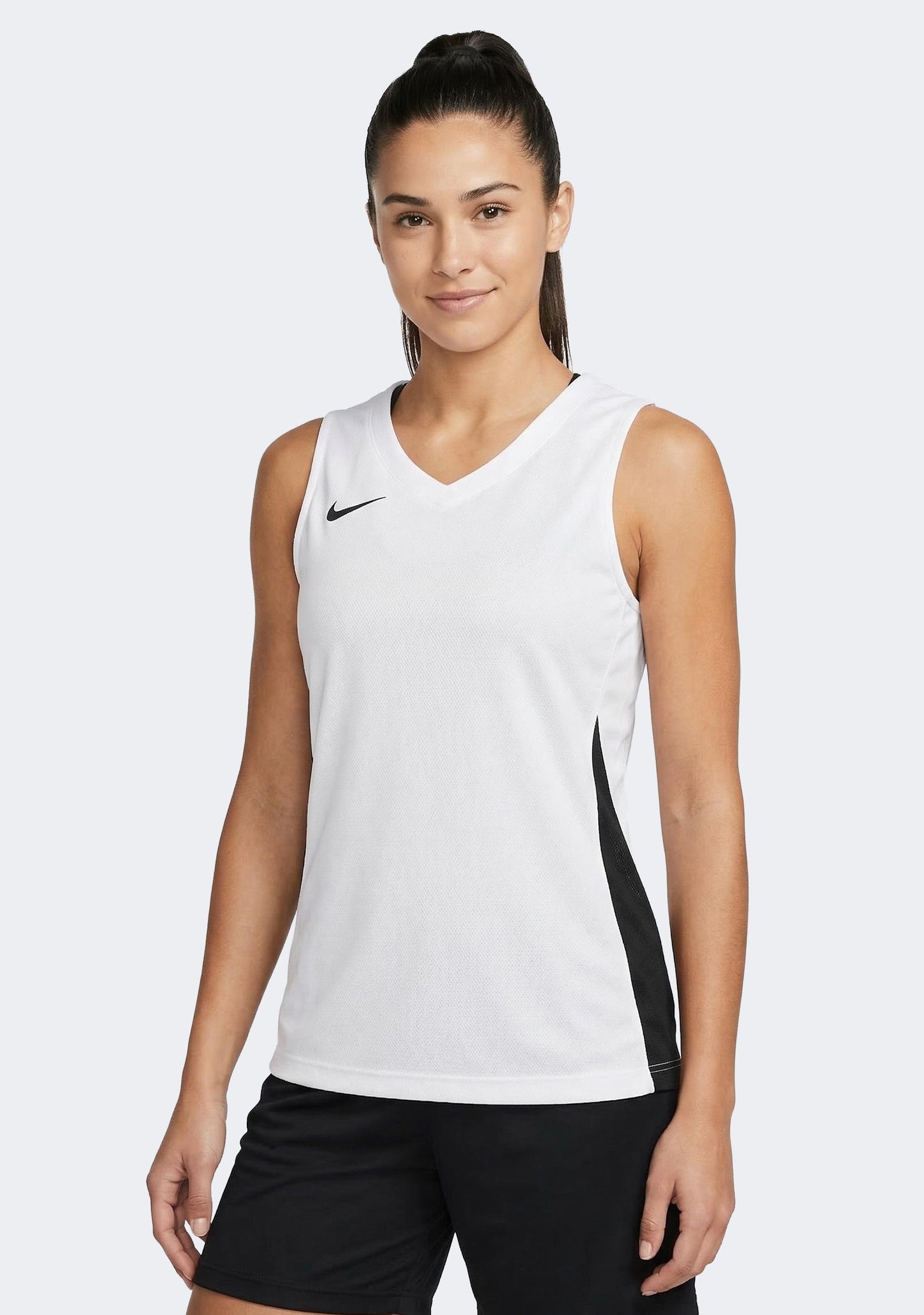 Nike Women's Team Basketball Training Jersey - White/Black