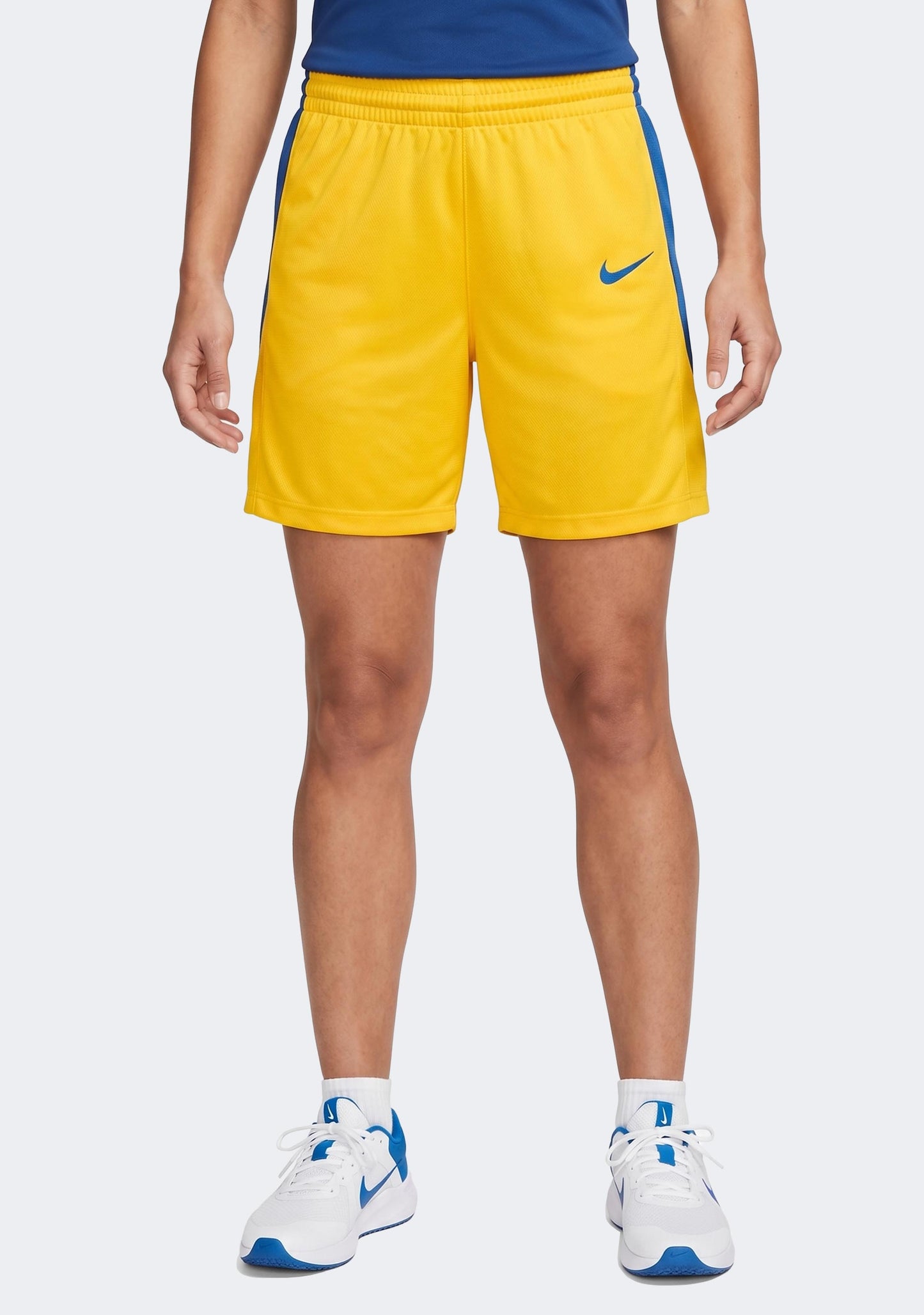 Nike Women's Team Basketball Shorts - Yellow/Blue