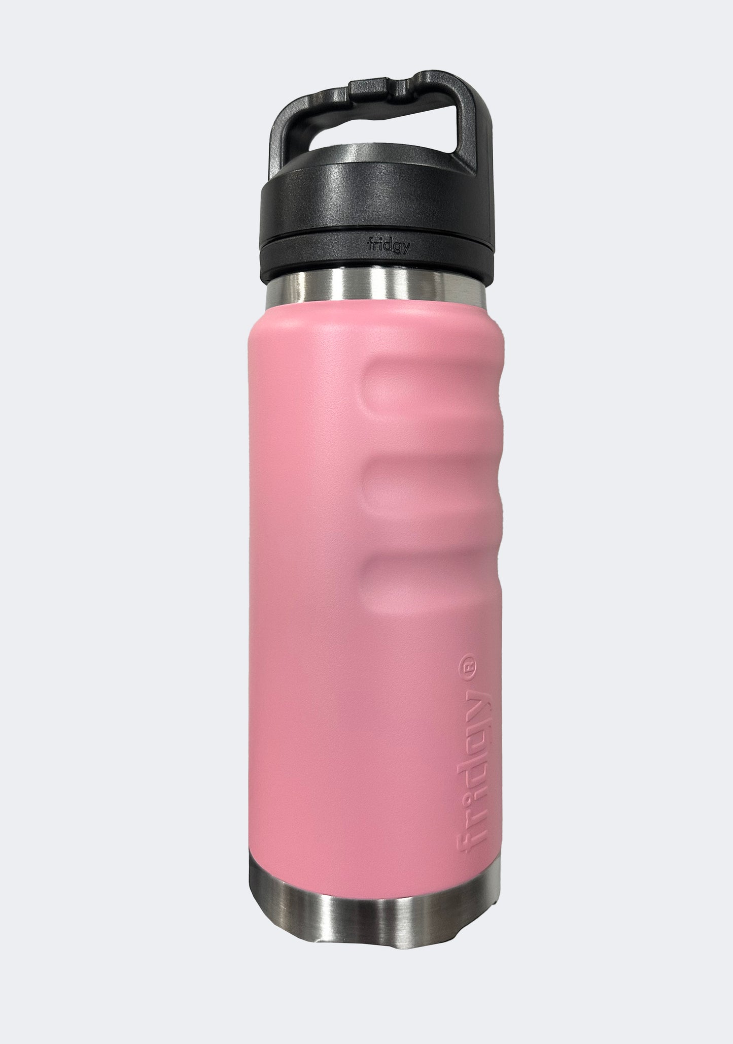 Fridgy 780mL Grip Range Dual Lid Water Bottle Light Pink