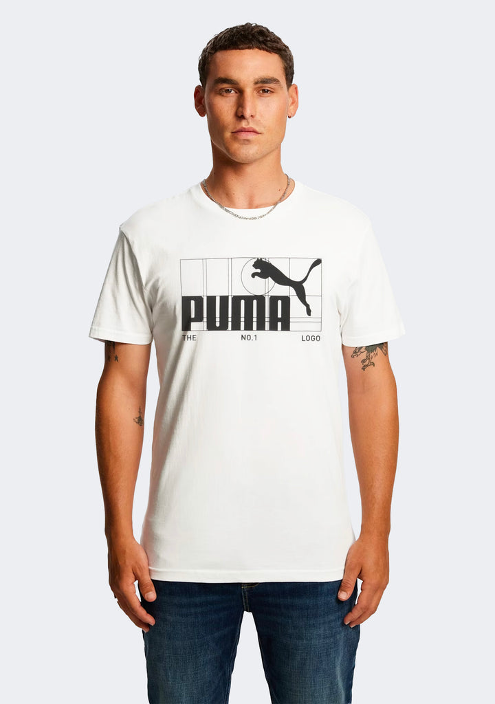 Puma Men's Graphic No. 1 Logo Tee