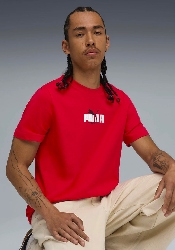 Puma Men's Graphic Wording Tee