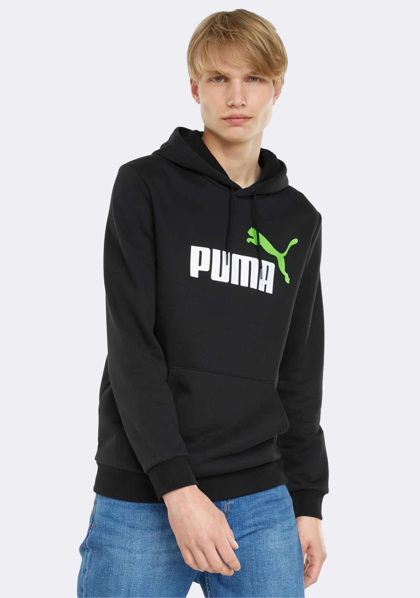 Puma Men's Essentials+ 2-Tone Big Logo Hoodie