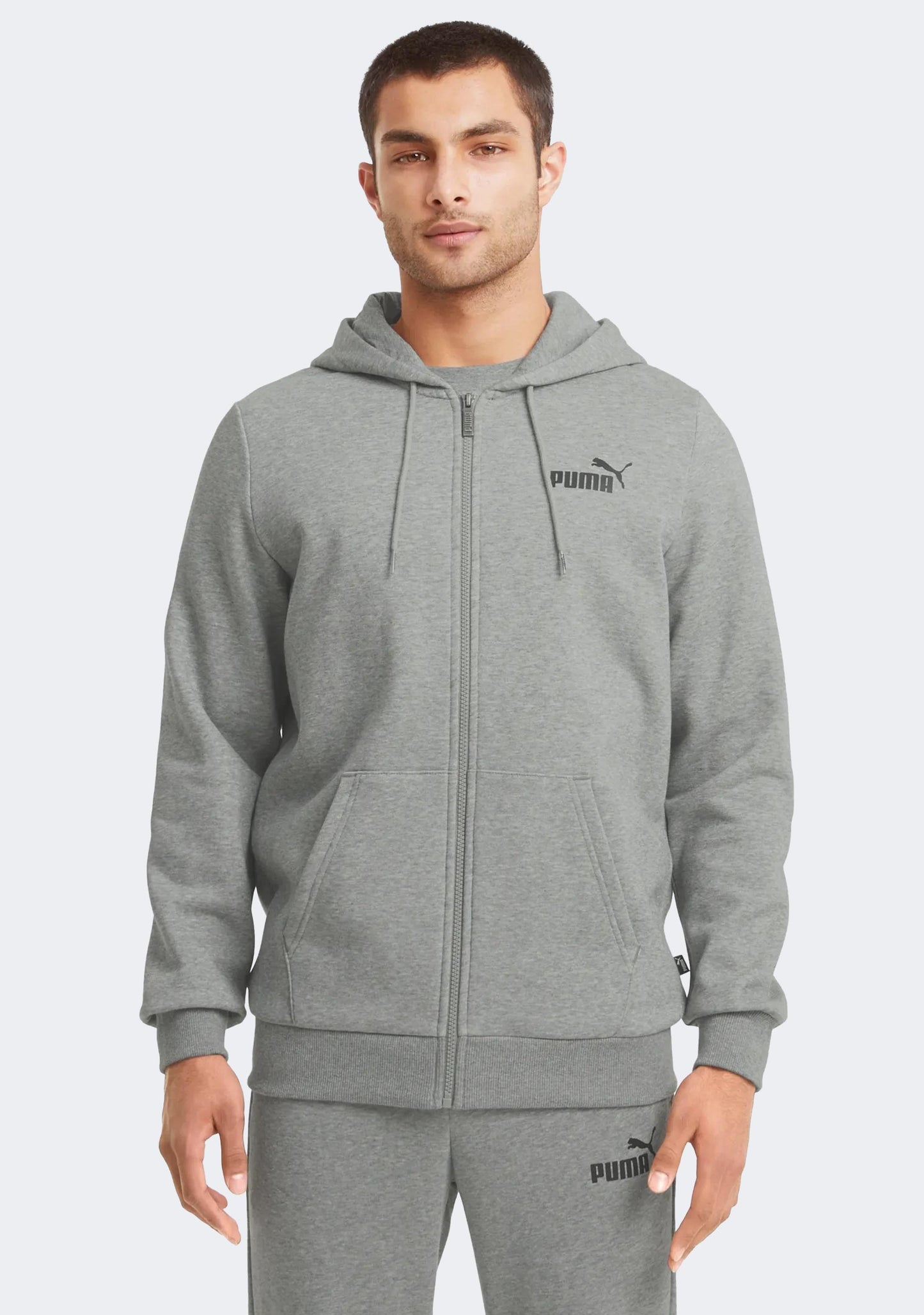 Puma Men's Essential Small Logo Full Zip Hoodie