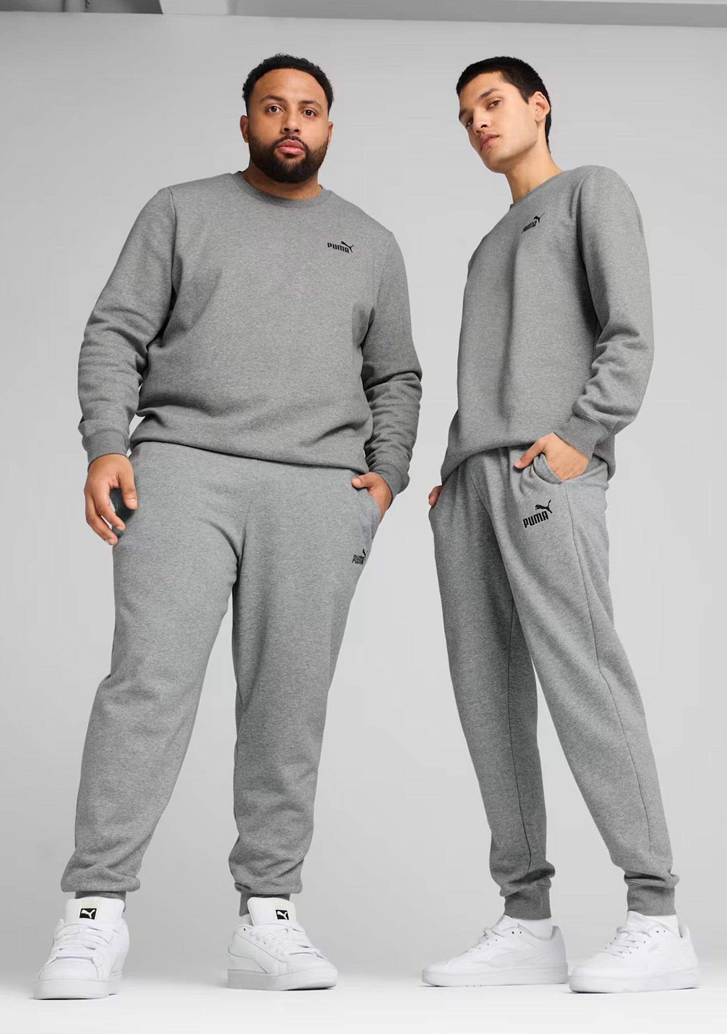 Puma Men's ESS Logo CL Sweatpants Grey