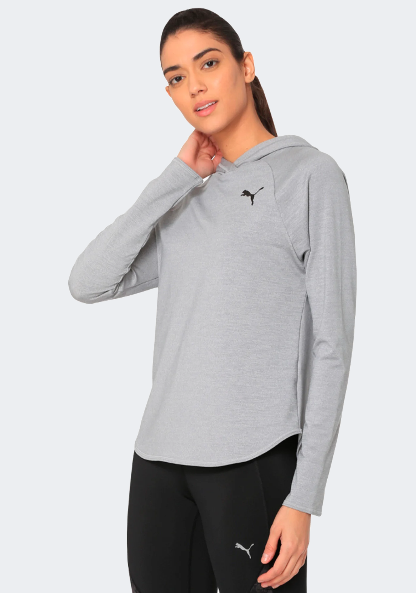 Puma Women’s Dry-Cell Active Hoodie Light Grey