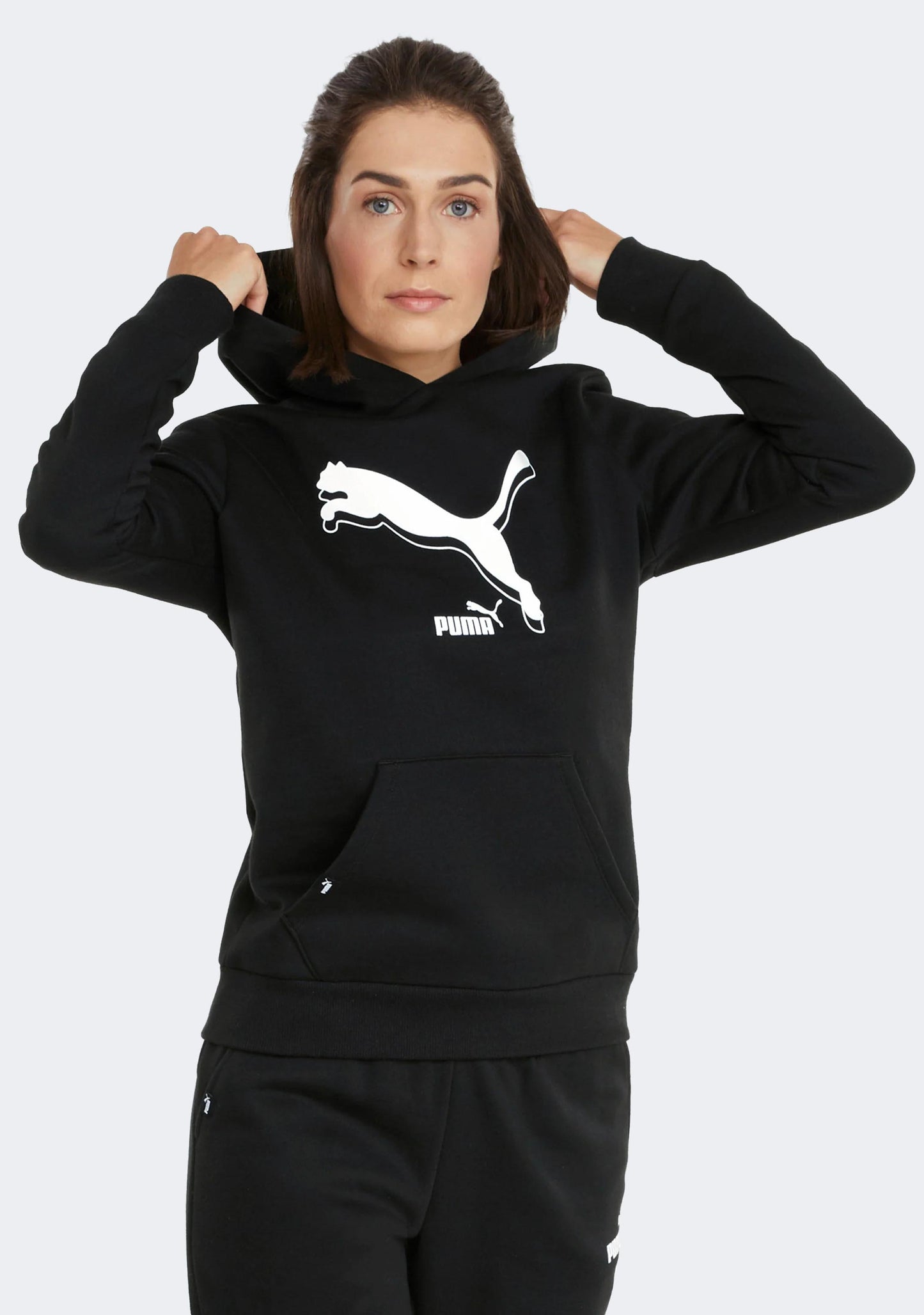 Puma Women’s Power Logo Hoodie Black