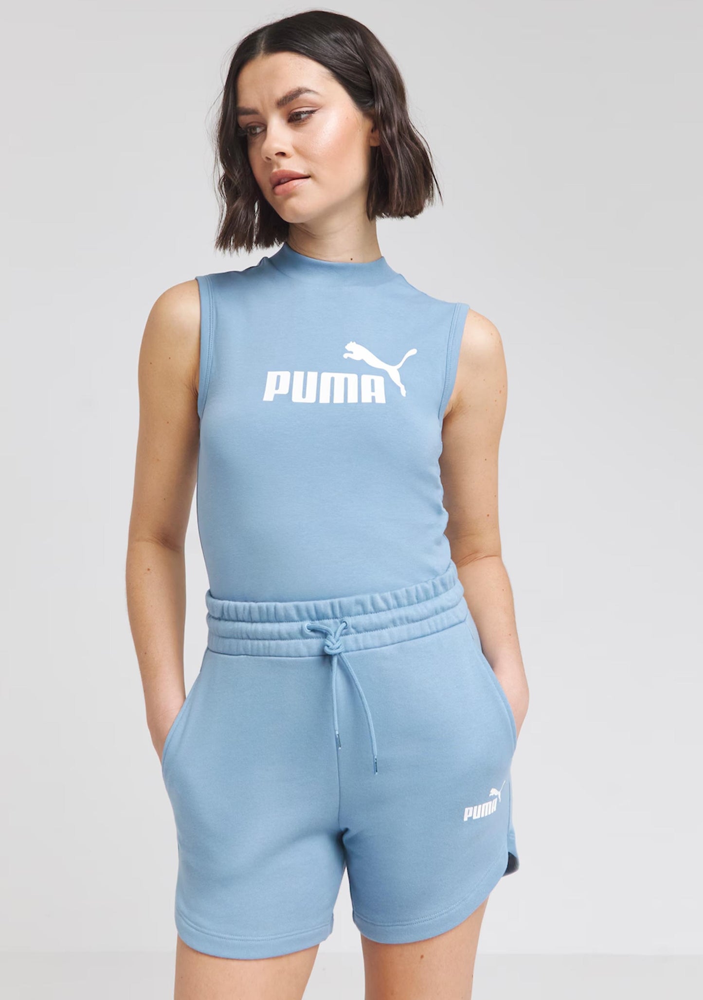 Puma Women's Essential 5" High Waisted Shorts