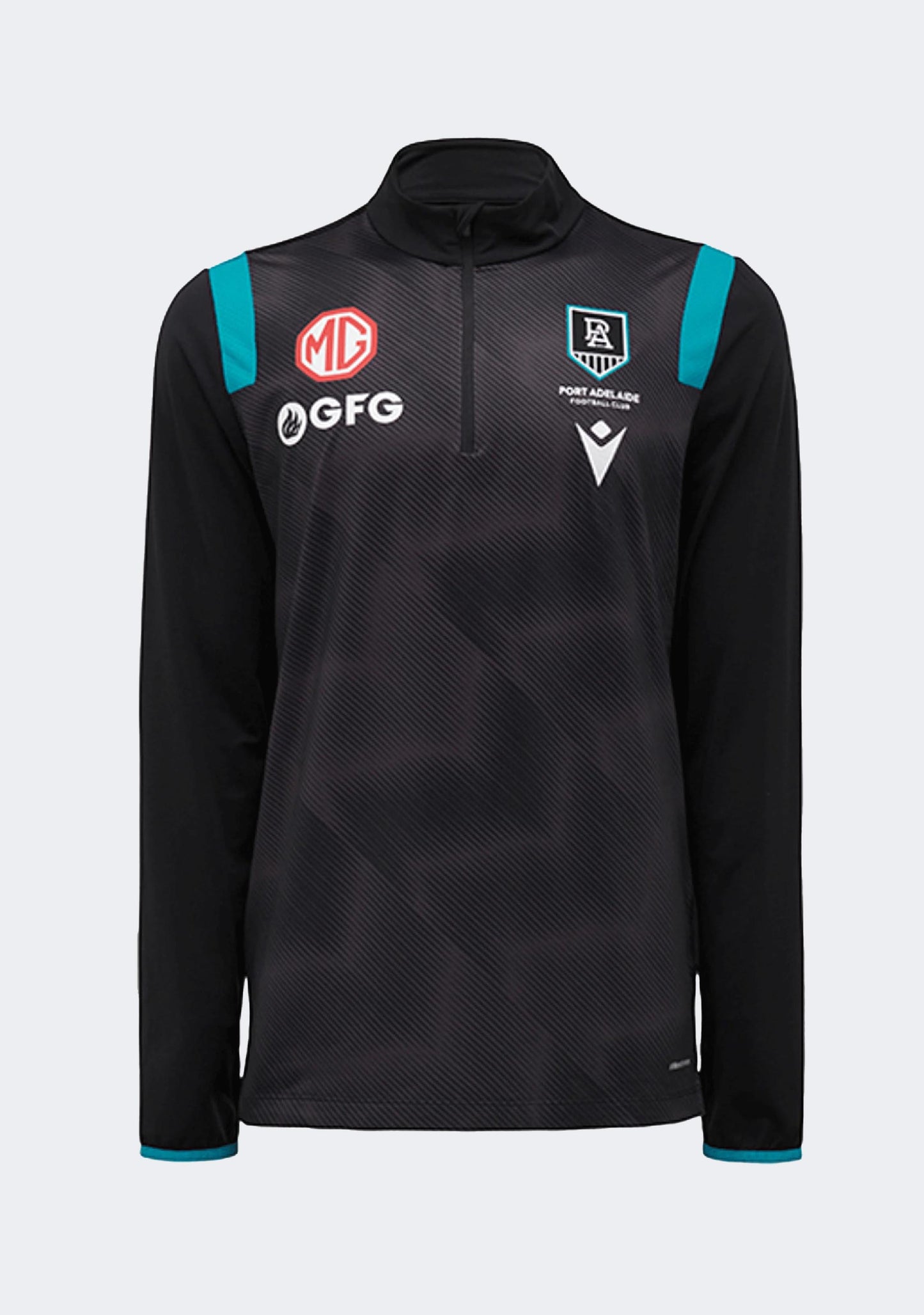 Macron Men's Port Adelaide 2022 1/4 Zip Training Top