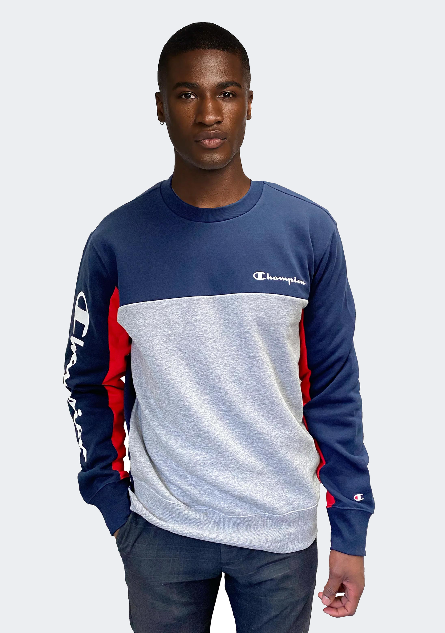 Champion Mens Colourblock Crew
