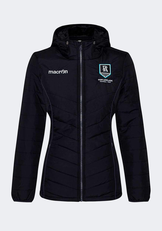 Macron Women's Port Adelaide Travel Puffer Jacket