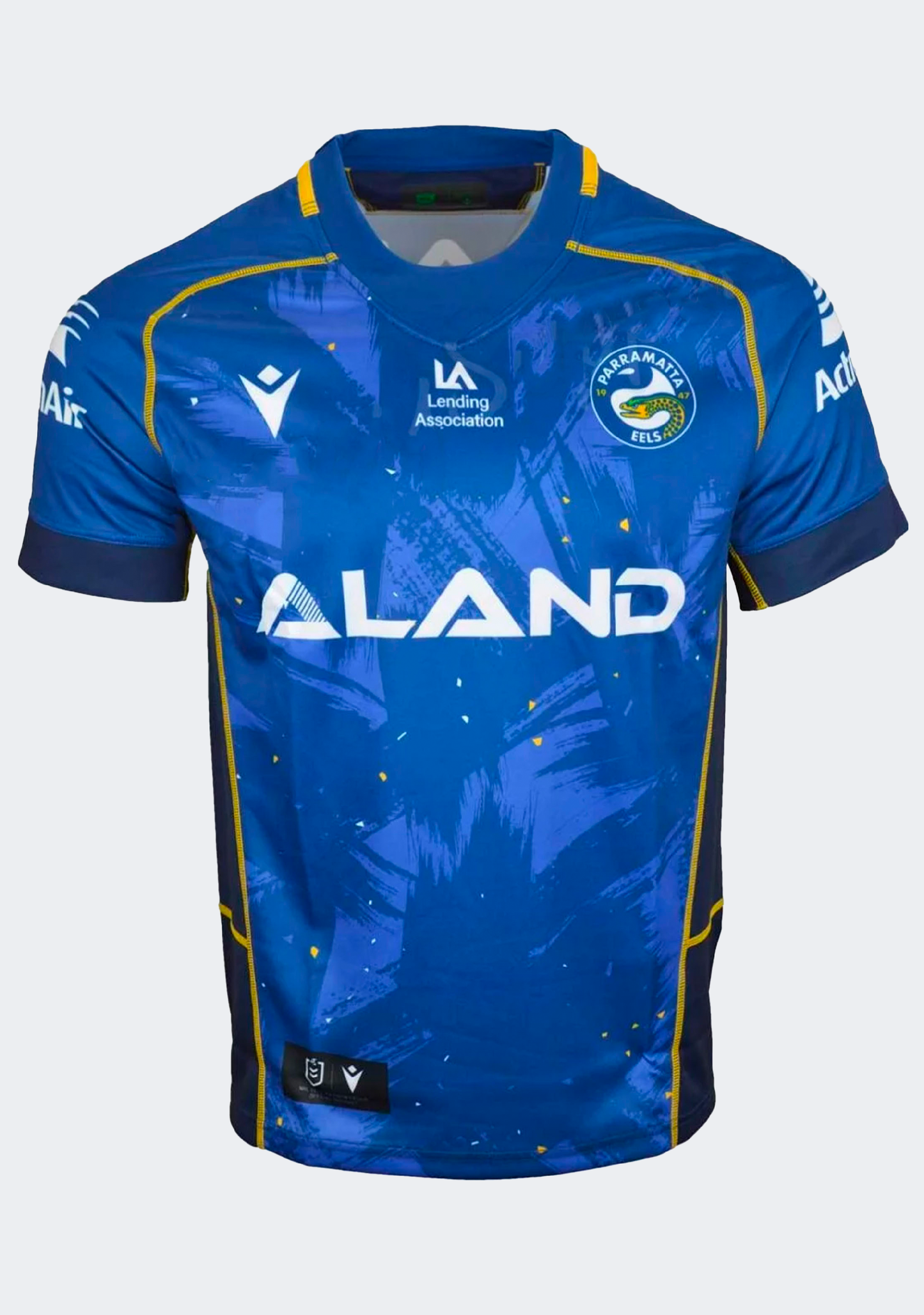 Macron Parramatta Eels 2023 NRL Mens Preseason Training Jersey